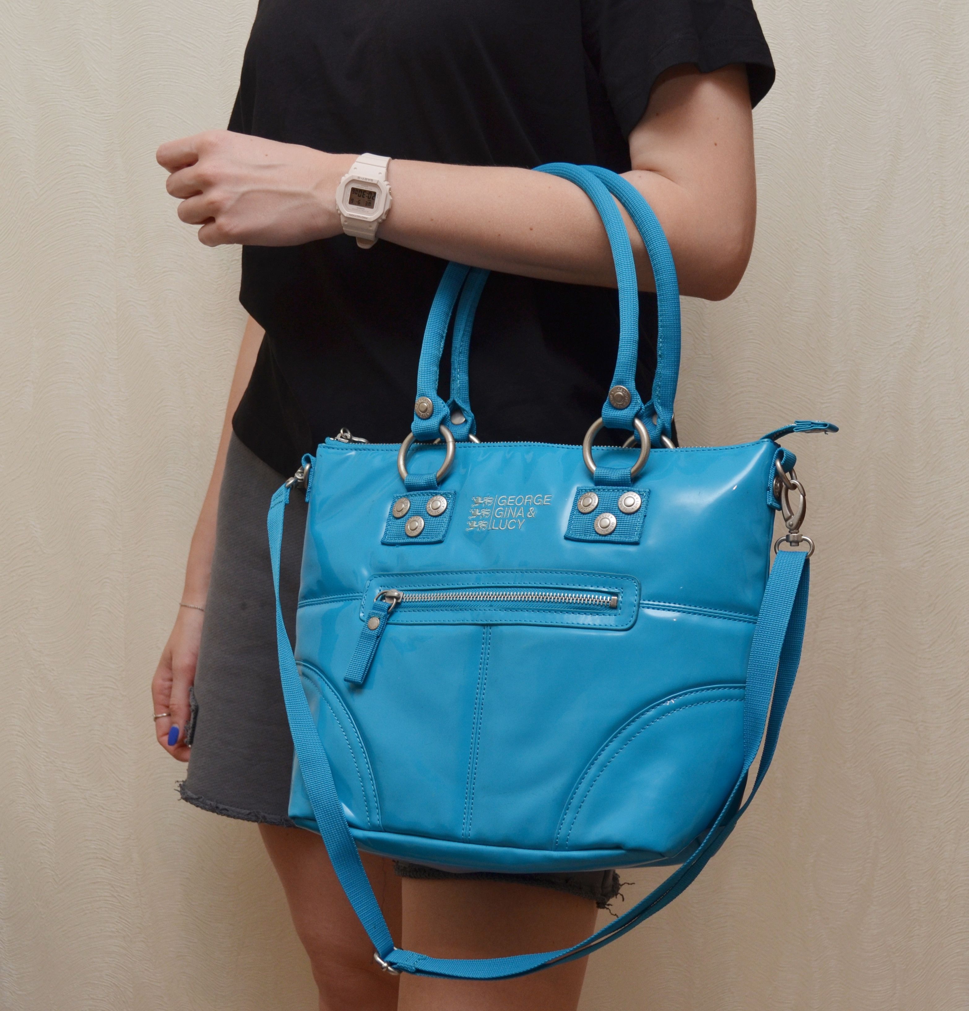 George Gina & Lucy × Japanese Brand GEORGE GINA & LUCY Fainaway Blue Bag RARE Size ONE SIZE - 9 Thumbnail