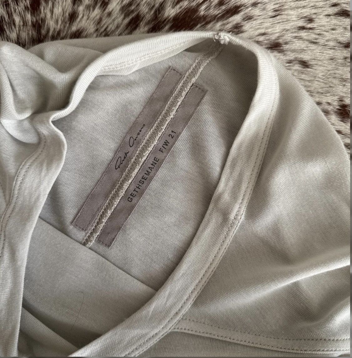 Rick Owens Level Tee Shirt Gethsemane F/W 2021 Size US M / EU 48-50 / 2 - 4 Thumbnail