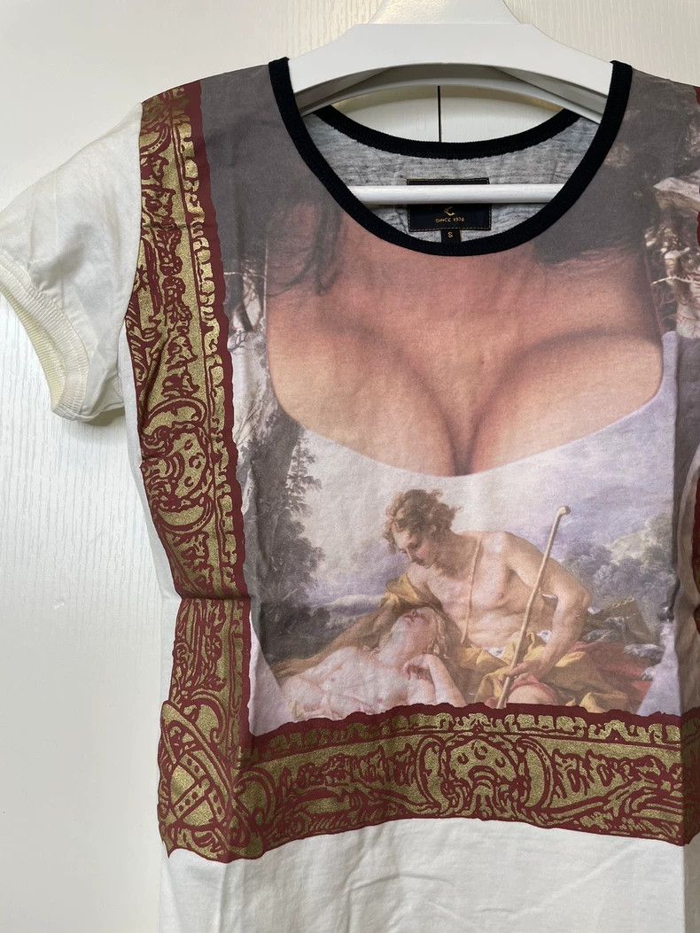 Vivienne Westwood Vivienne Westwood 90s Made in Italy Oil Painting Tee Breas Size S / US 4 / IT 40 - 3 Thumbnail