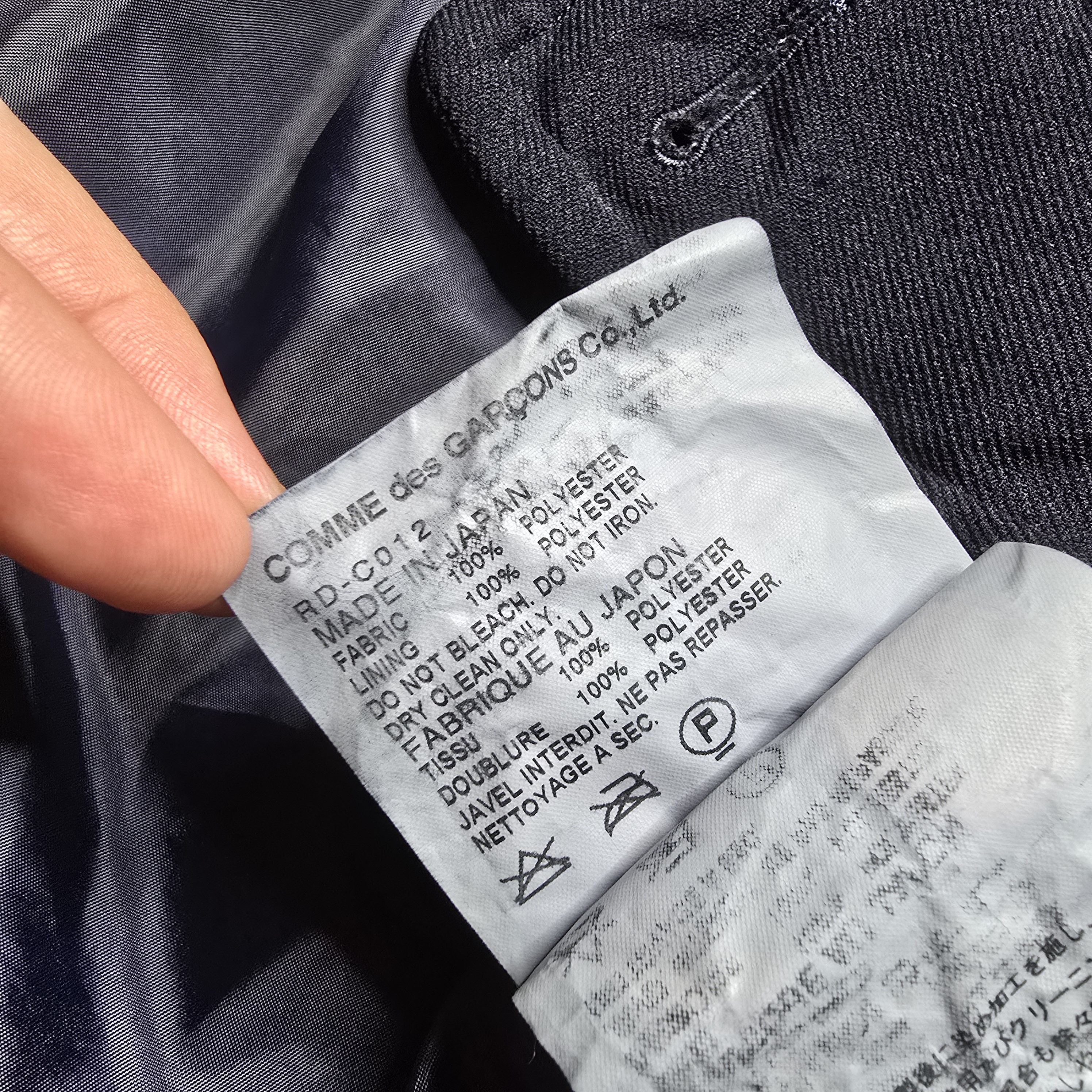 Comme des Garcons Comme Des Garcons - Double Breasted Trench Coat Size XS / US 0-2 / IT 36-38 - 8 Thumbnail