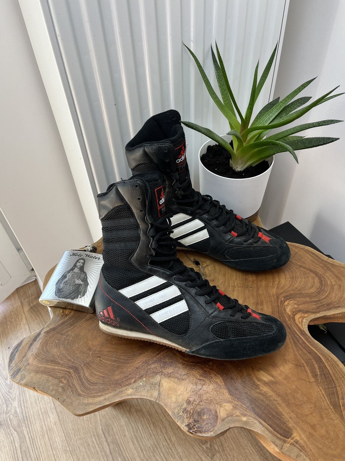 Vintage Adidas Tygun Boxing Boots 2003 y2k avant garde hype