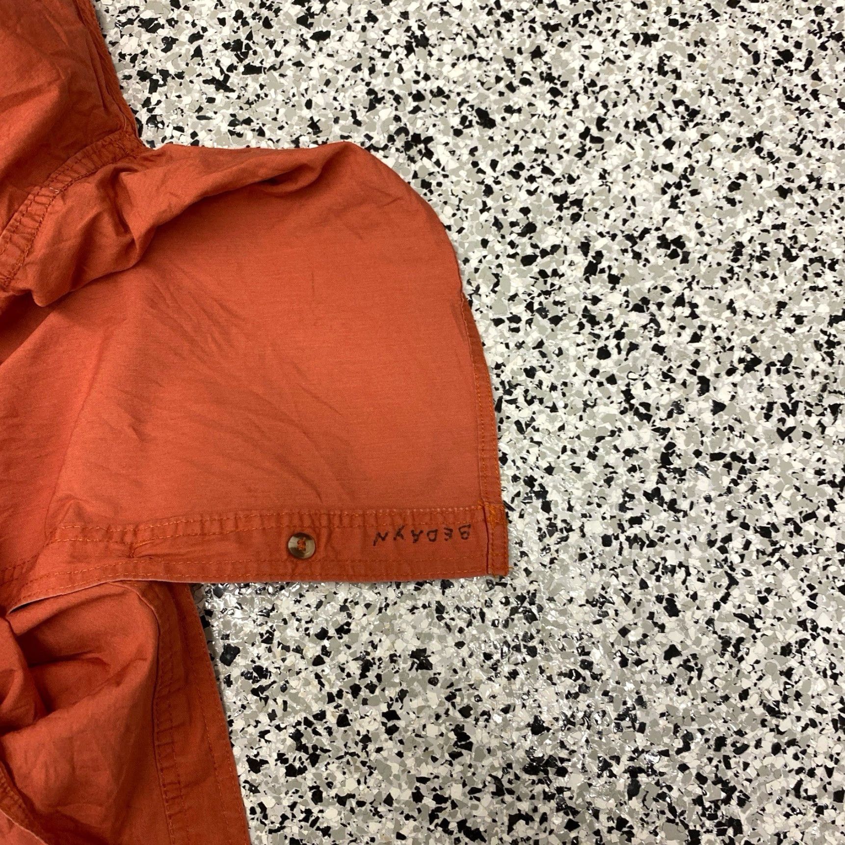 Vintage VINTAGE Outback Trading Shirt Mens M Orange Denim Western Cowboy 90s Casual Button-Up Cotton Long Sleeve Collared Size US M / EU 48-50 / 2 - 7 Thumbnail