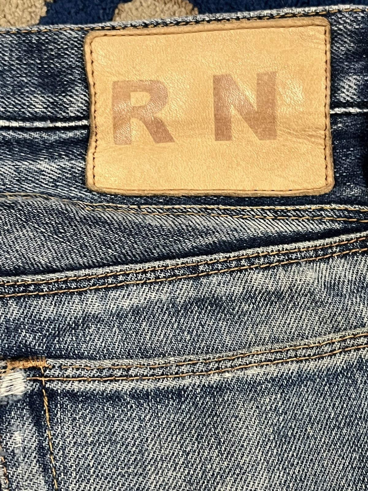 Paul Smith × R.Newbold × Yasuyuki Ishii Vintage R.Newbold Selvedge Distressed Denim Size US 31 - 11 Thumbnail