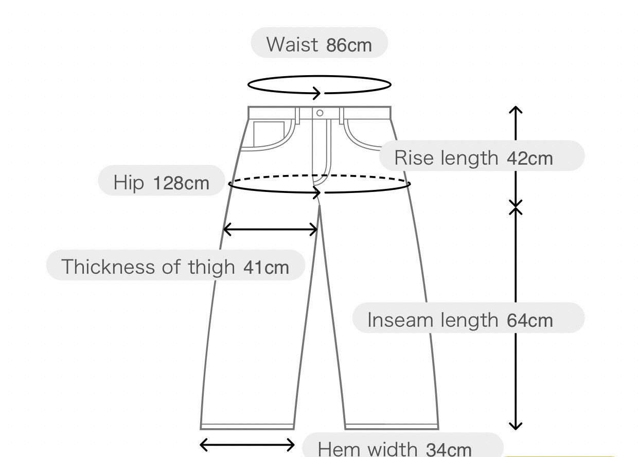 Japanese Brand Freaks Store Wide straight Cargo pants Size US 33 - 10 Thumbnail