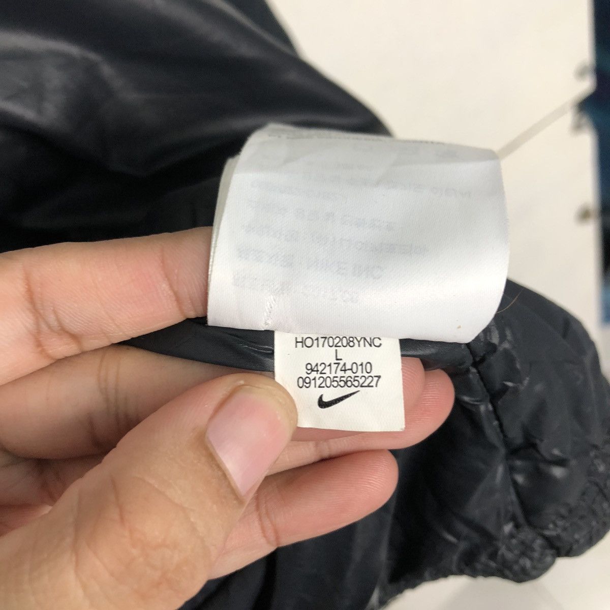 Nike 📌Rich Black Running Quilted Puffer Jacket Nike Hoodie Size US L / EU 52-54 / 3 - 25 Thumbnail