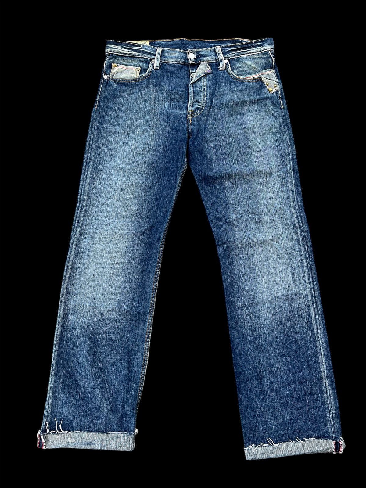 If Six Was Nine × Japanese Brand × Vintage Vintage Selvadge Japan Rags Jeans Size US 34 / EU 50 - 1 Thumbnail