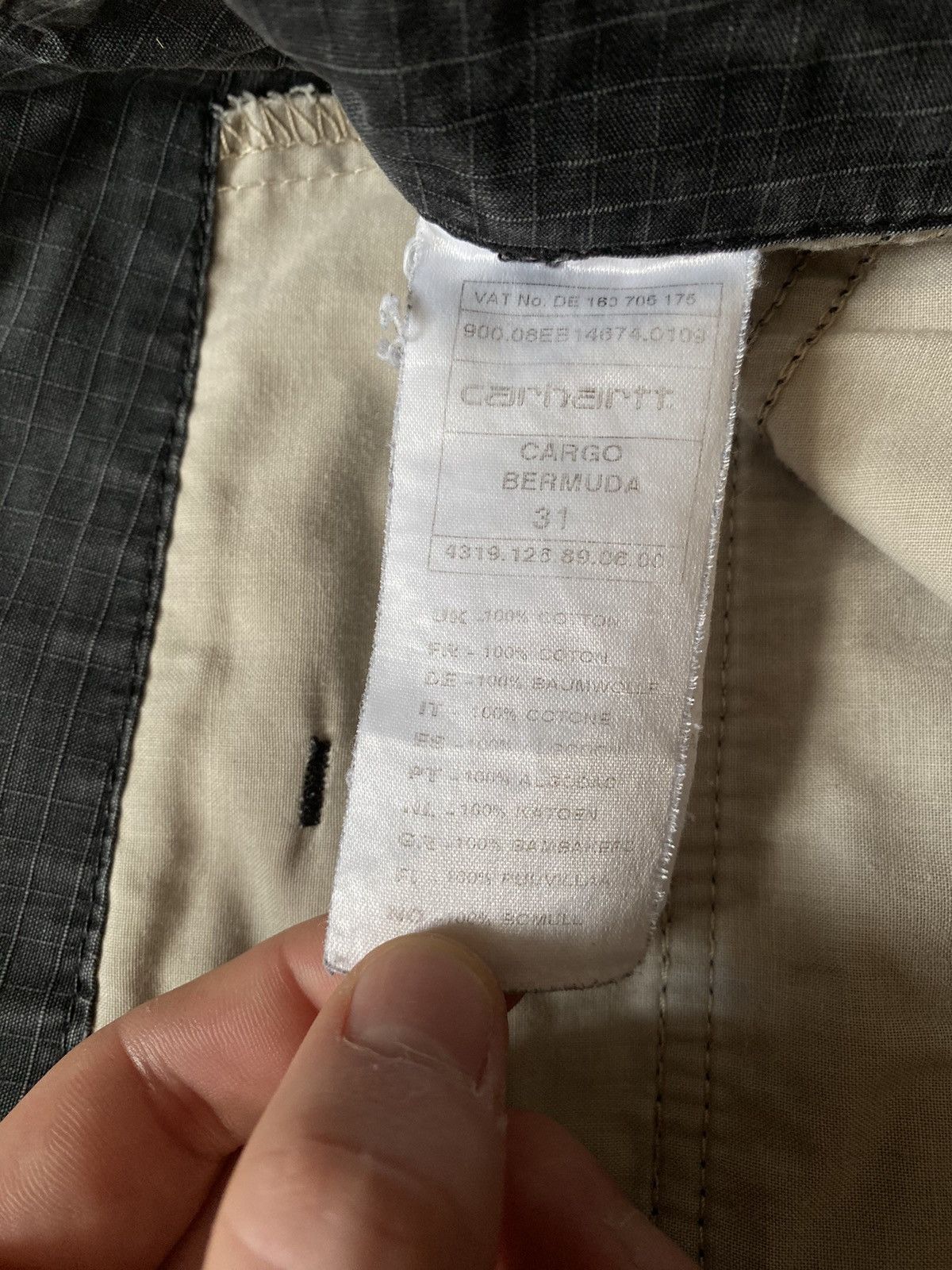 Carhartt Vintage Cargo Carhartt Shorts Very Rare Size US 31 - 6 Thumbnail