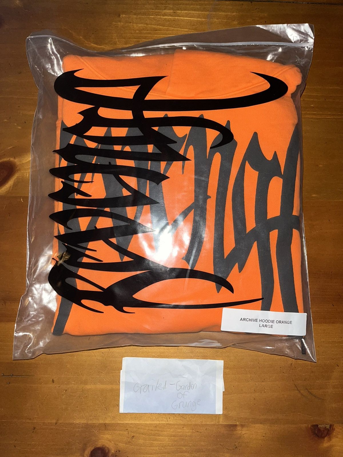 image of Revenge “Demon Archives” Showcase Two Hoodie in Orange, Men's (Size Large)
