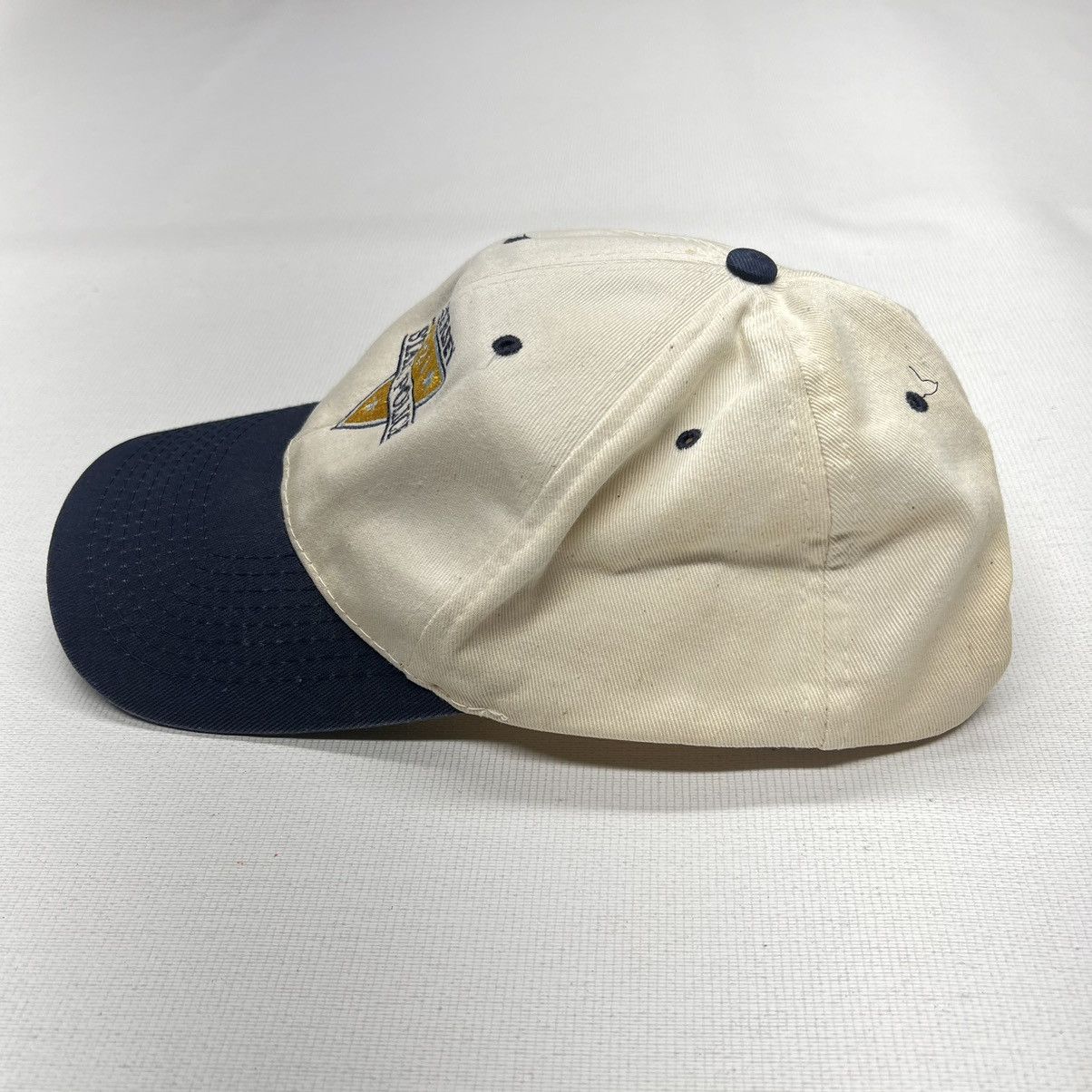 Vintage VTG State Police Hat Beige New Jersey Blue Snap Back Logo Size ONE SIZE - 8 Thumbnail