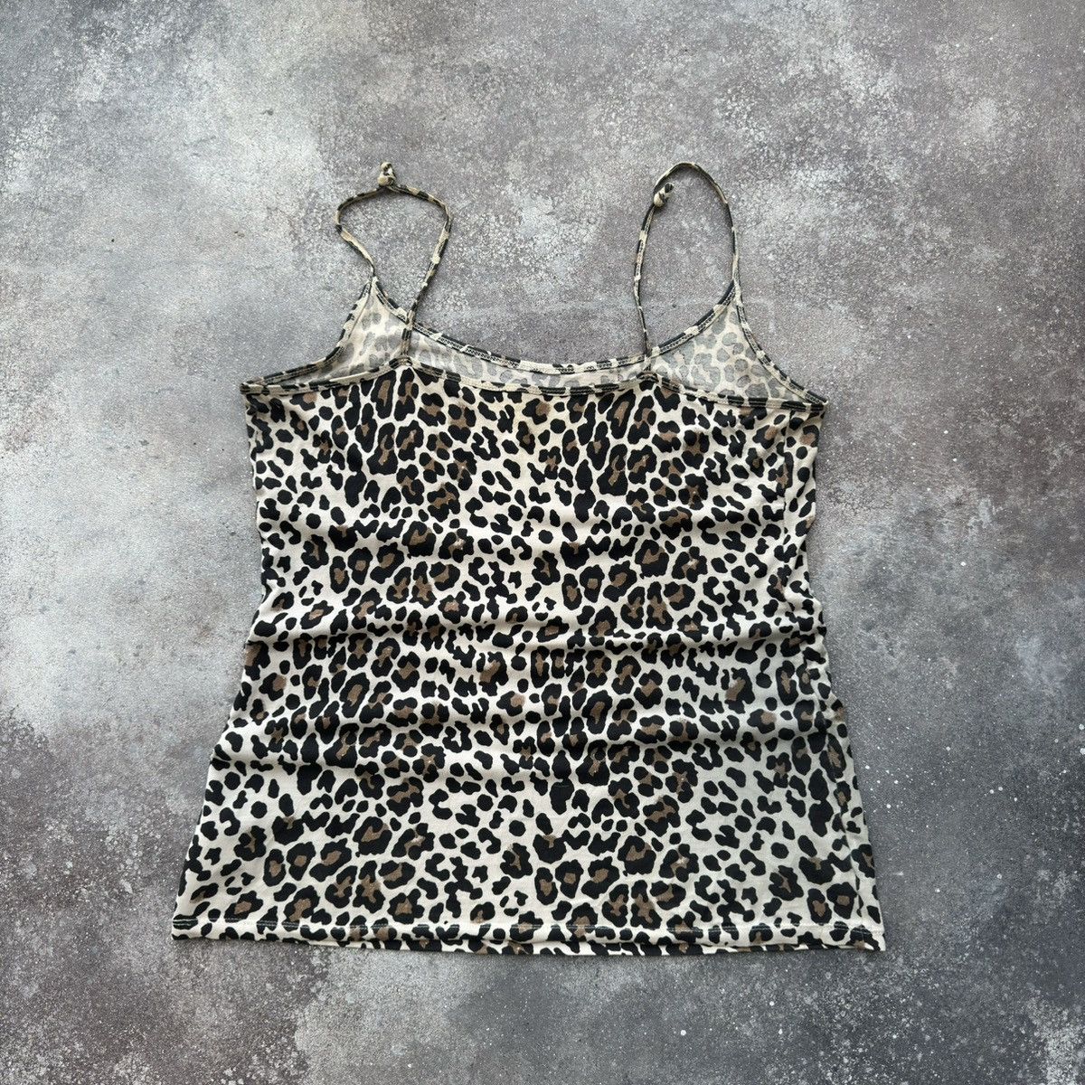 20471120 × Hysteric Glamour × Japanese Brand Y2K Sexy Leopard Vintage Tank Top Size XL / US 12-14 / IT 48-50 - 6 Thumbnail