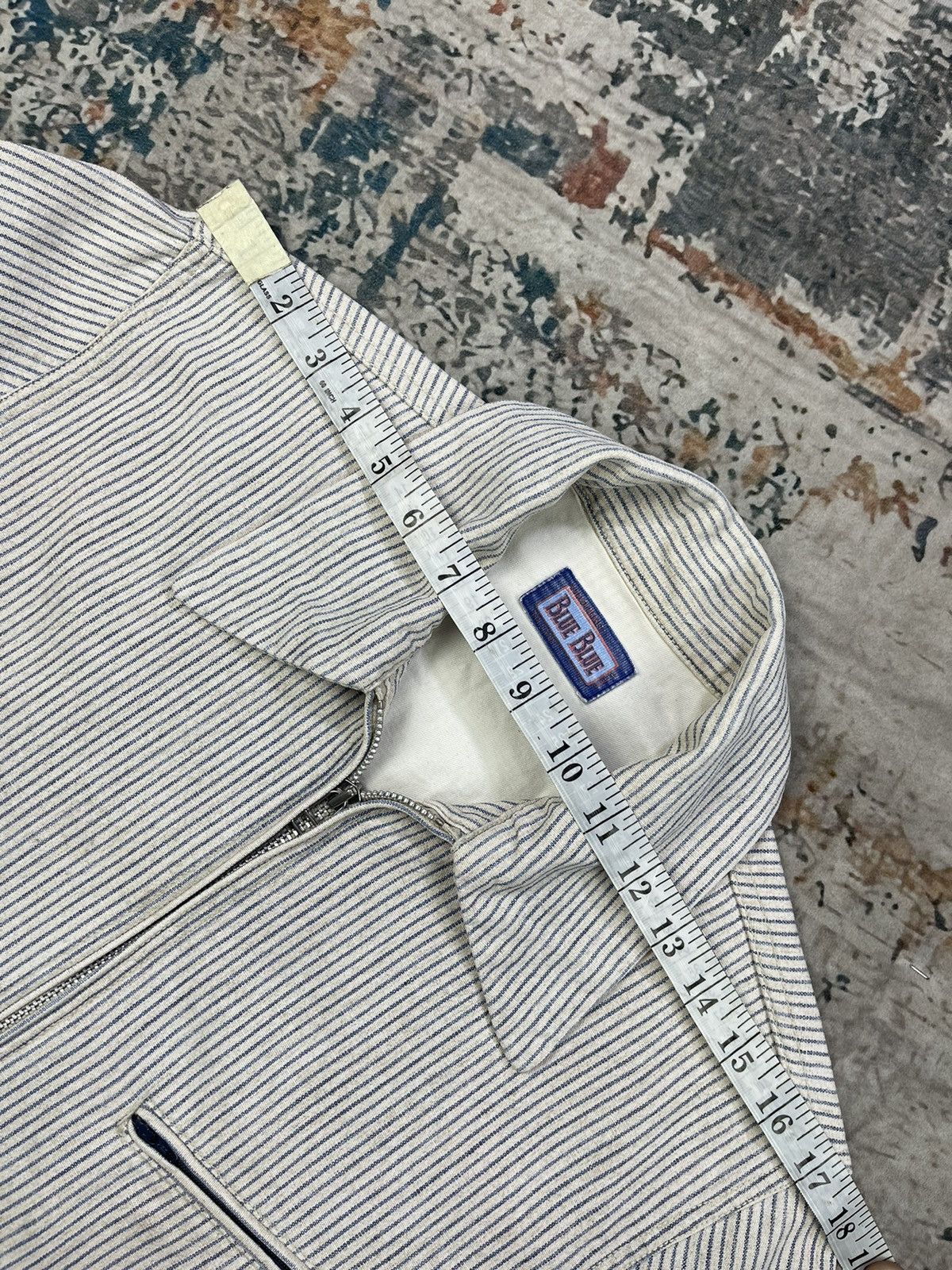 Blue Blue Japan Vtg Blue Blue Japan Hickory Stripe Work Jacket Size US XS / EU 42 / 0 - 12 Thumbnail