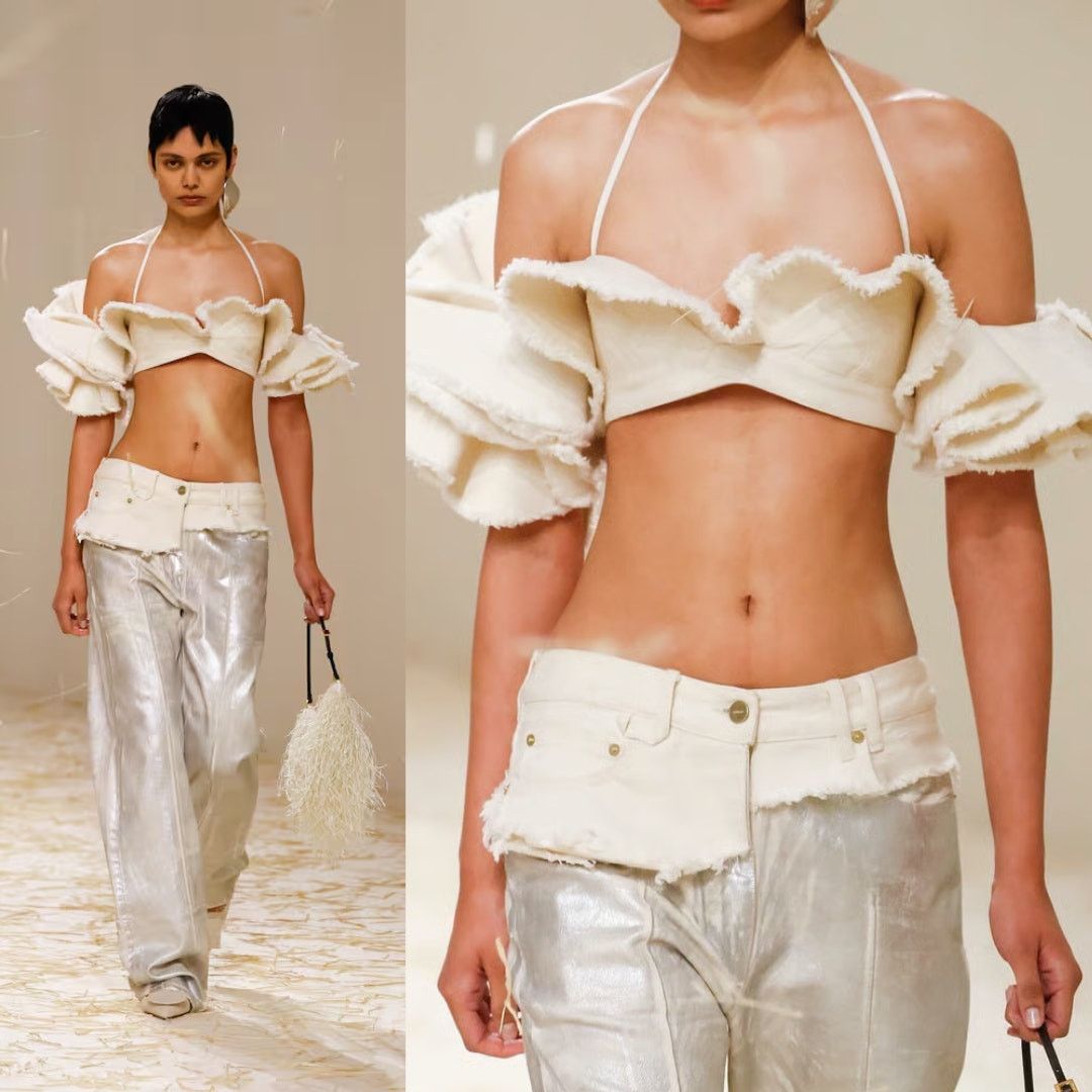 Jacquemus Jacquemus | La Brassiere Artichaut Ruffled Bralette 34 XS Size XS / US 0-2 / IT 36-38 - 1 Thumbnail