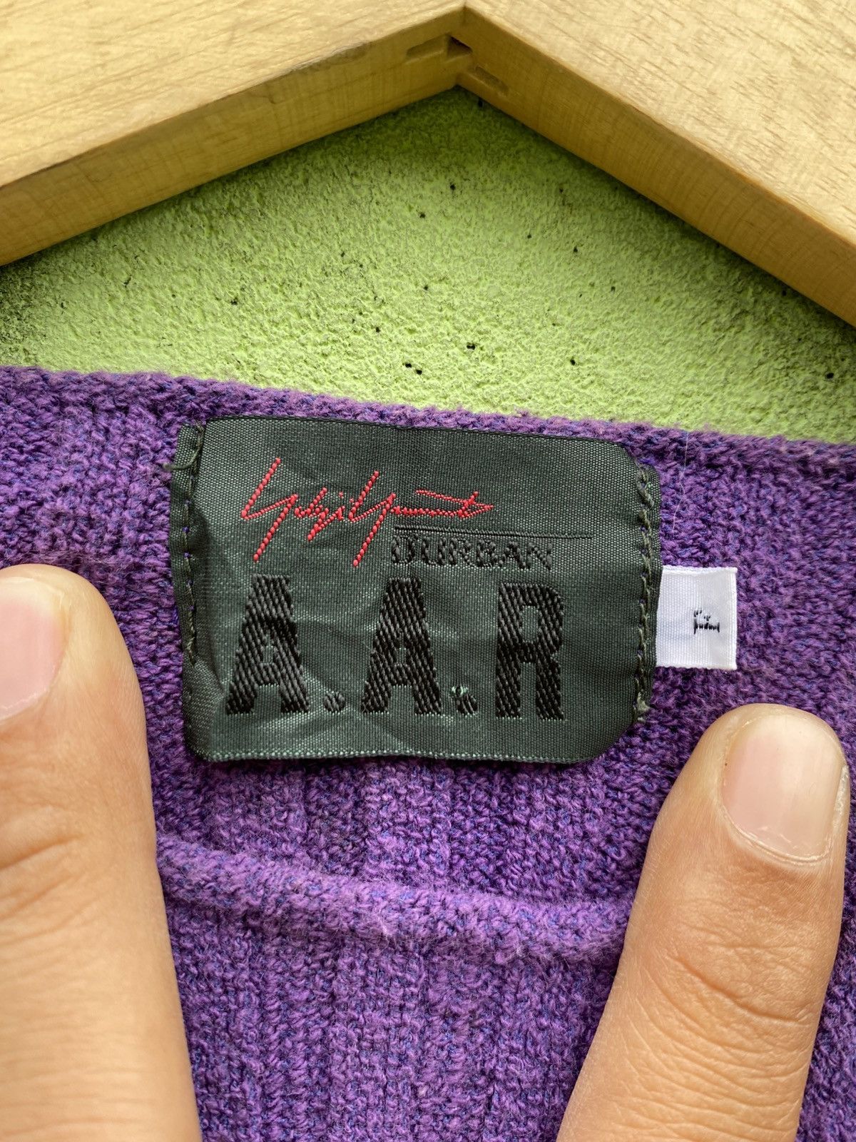 Yohji Yamamoto Yohji Yamamoto D’URBAN A.A.R Vintage Ribbed Purple Knit Tee Size ONE SIZE - 7 Thumbnail