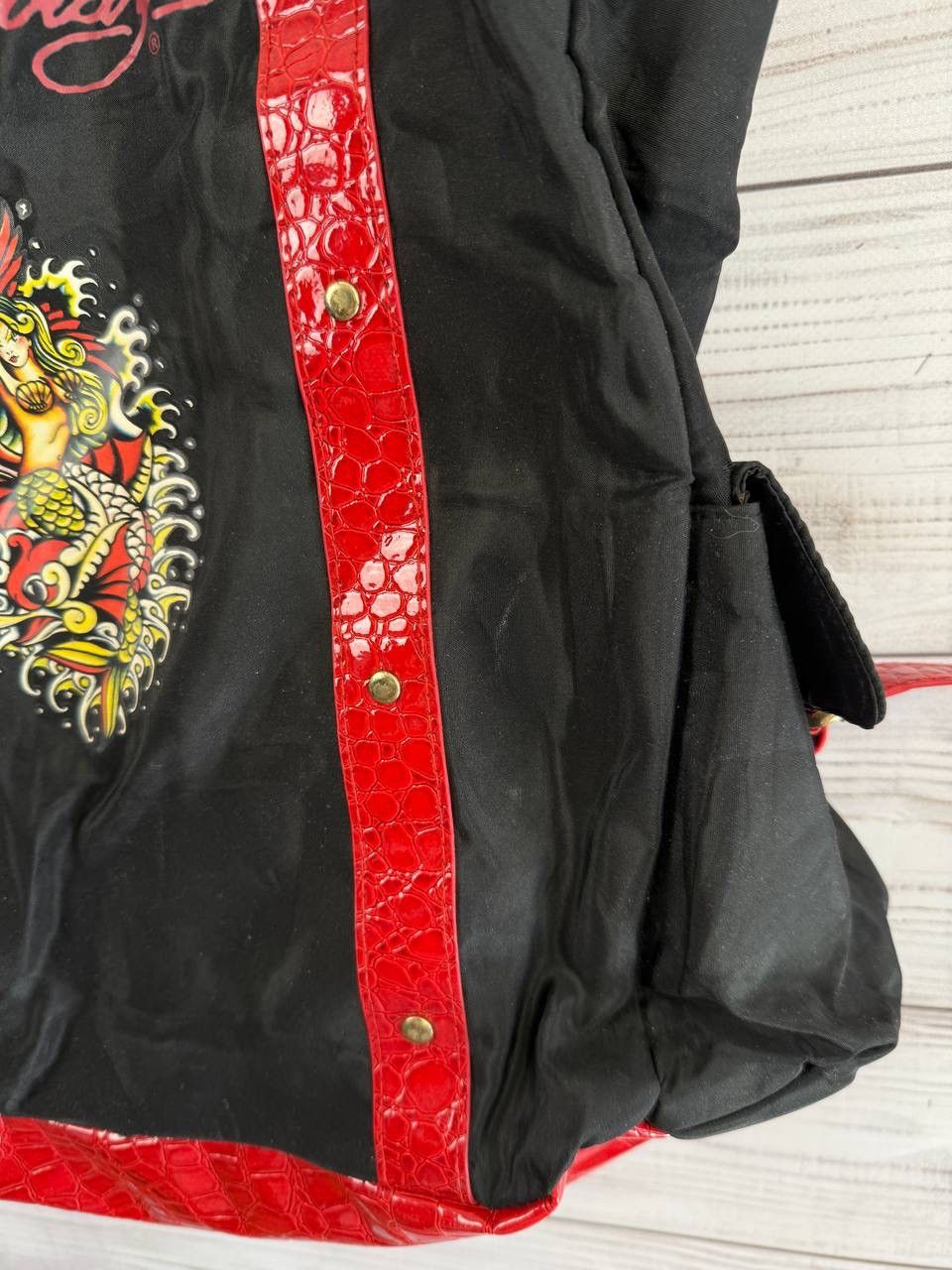 Ed Hardy Ed Hardy Bag Shoulder Big Logo Vintage Monogram Size ONE SIZE - 6 Thumbnail