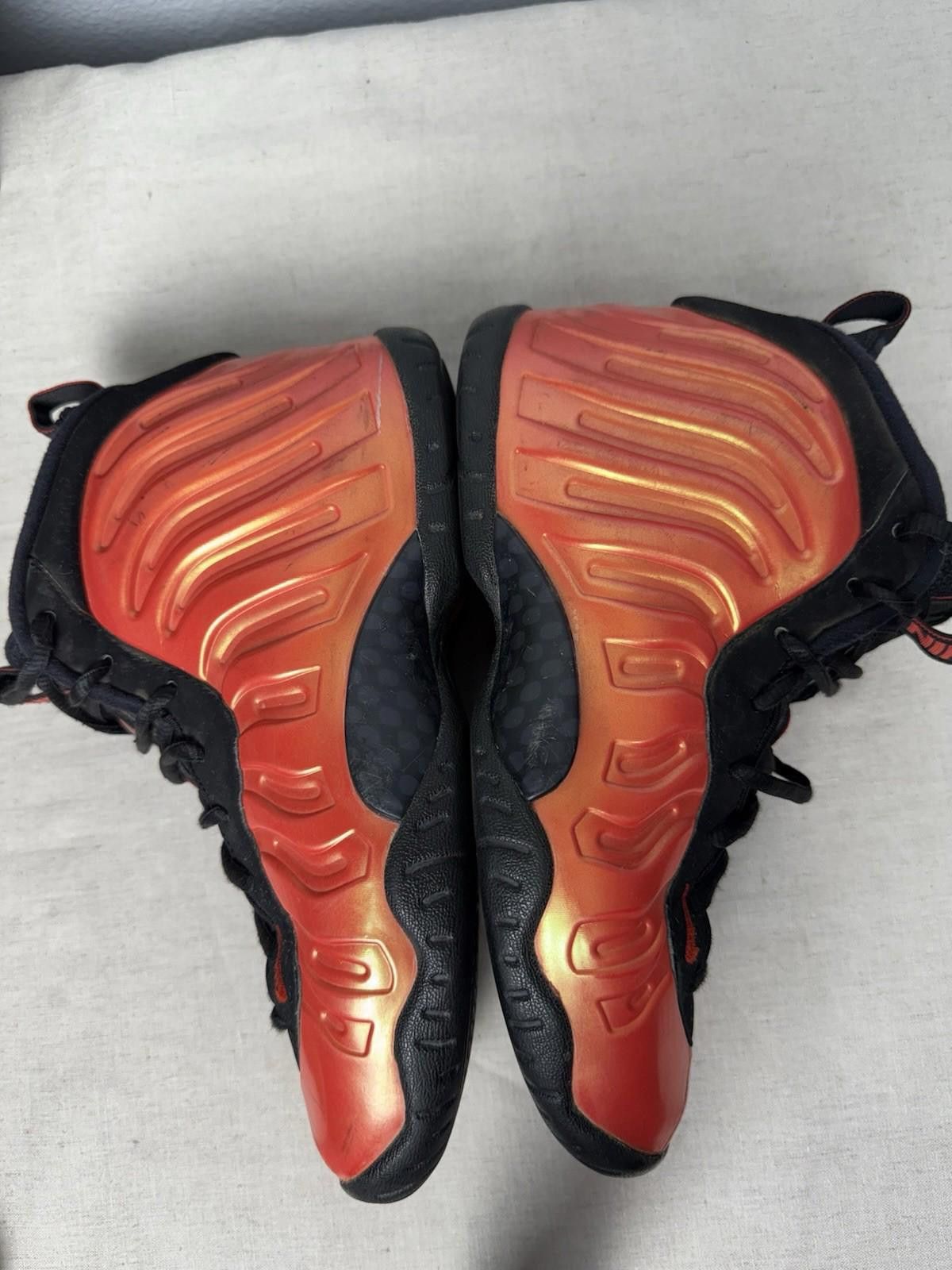 Nike Nike Little Posite One GS Habanero Red 644791-603 Sz Y4 Size US 5 / EU 37 - 7 Thumbnail
