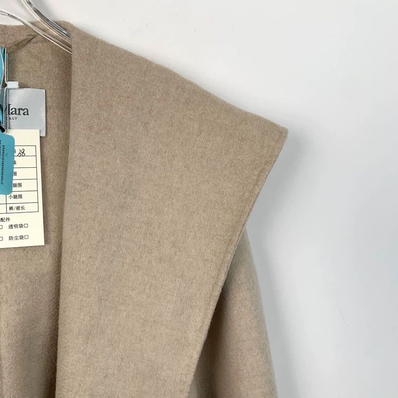 Max Mara Max Mara Brown cashmere hooded belted bathrobe coat Size S / US 4 / IT 40 - 3 Thumbnail