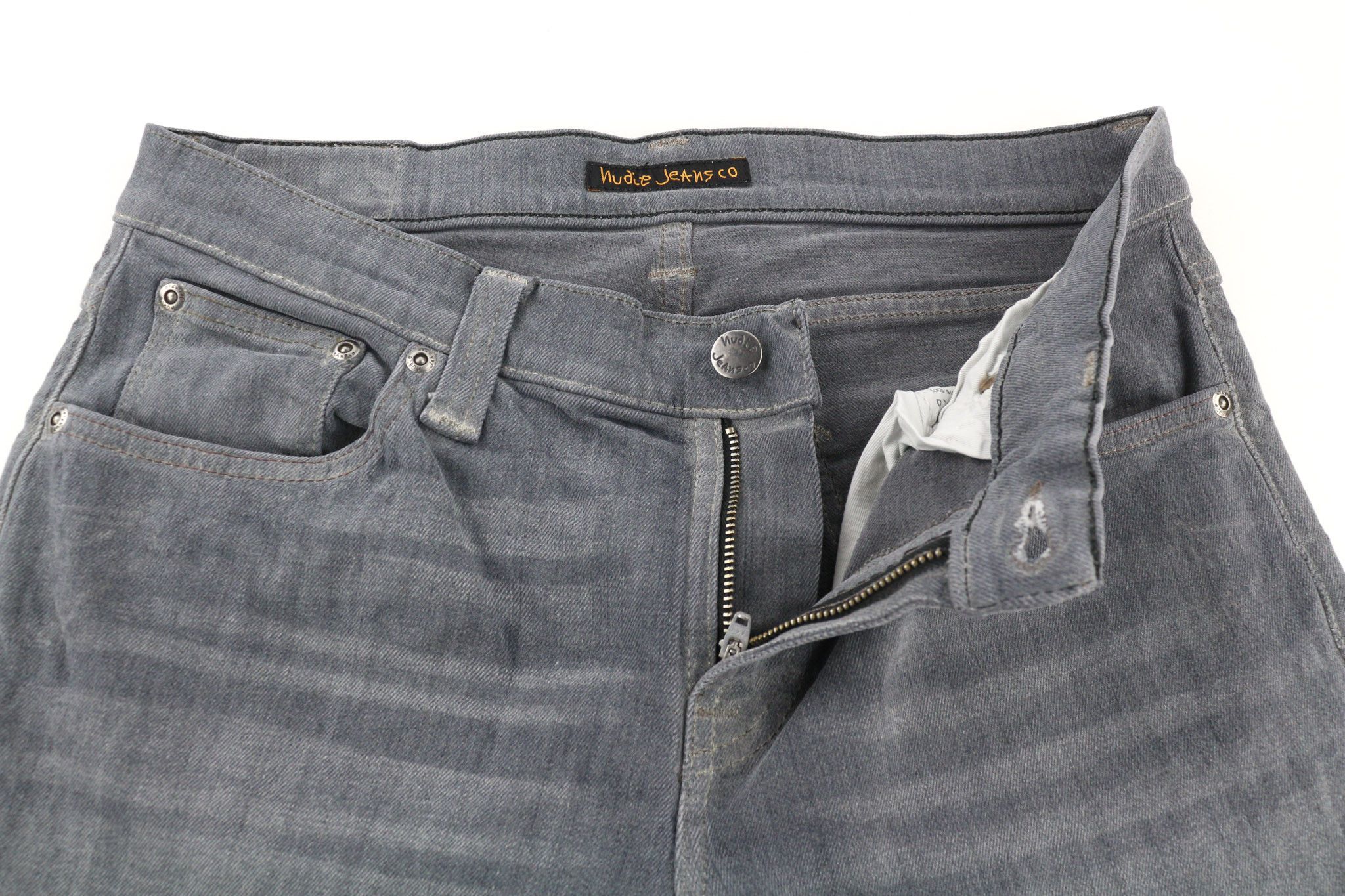 Nudie Jeans TIGHT LONG JOHN W30/L32 Organic Charcoal Jeans 80671 Size US 30 / EU 46 - 4 Thumbnail