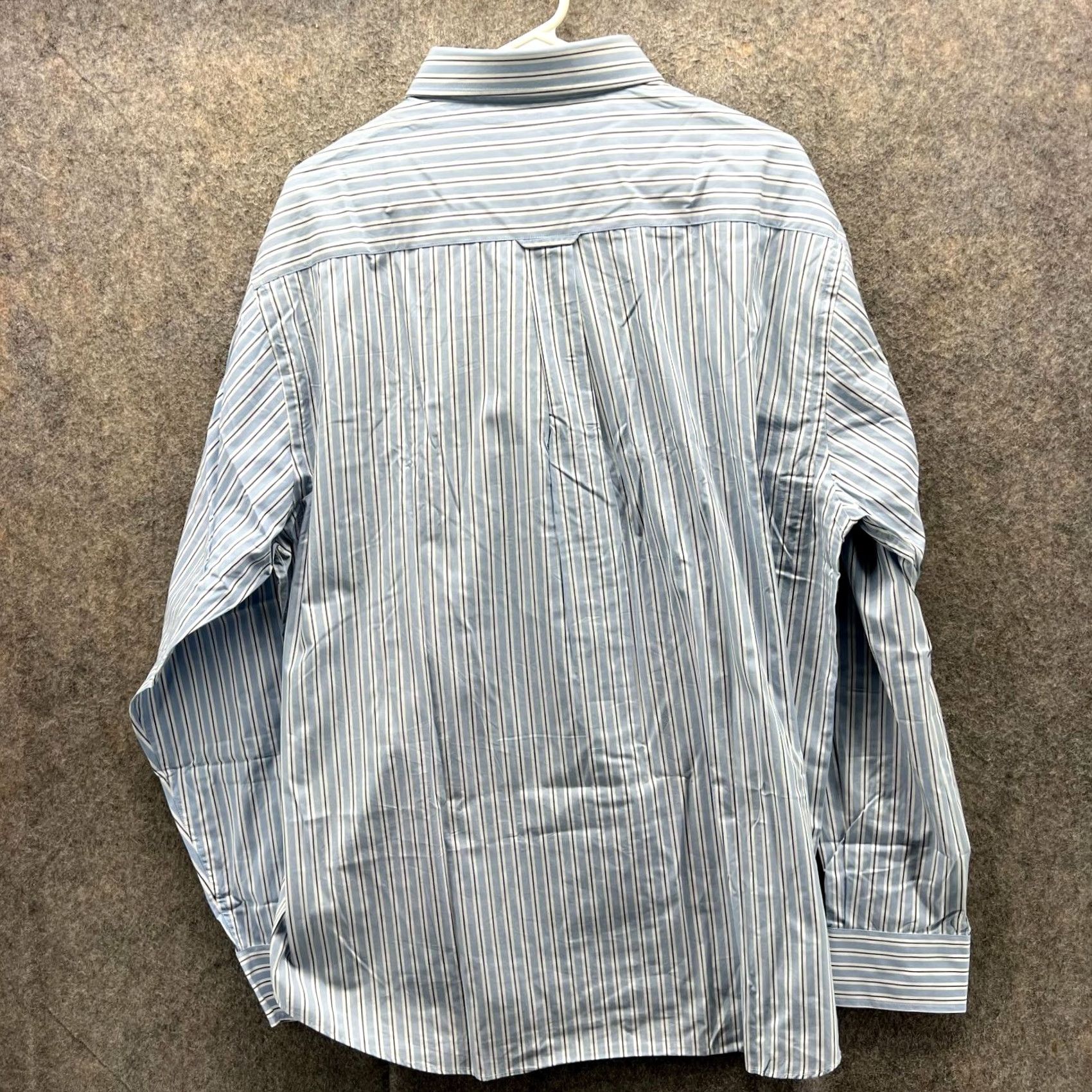 Vintage Pennington & Bailes Shirt Mens XL Blue Striped Button-Down Preppy Oxford Shirt Adults Regular Long Sleeve Navy Blue Mens XL Button-Up Size US XL / EU 56 / 4 - 2 Thumbnail