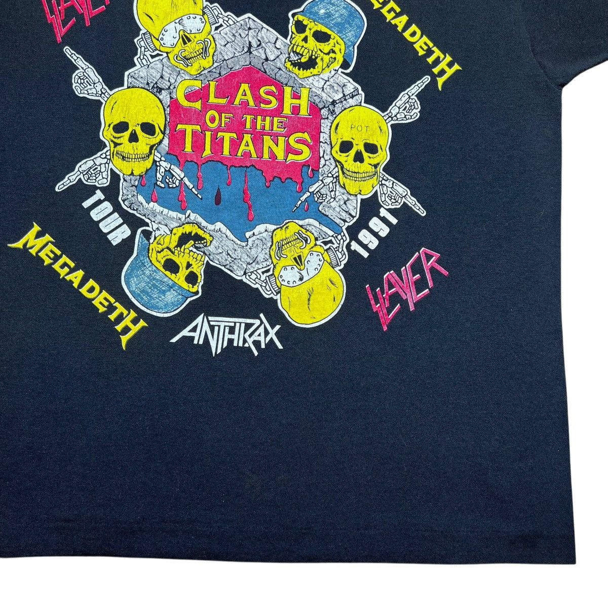 Band Tees Vintage 1991 Clash Of The Titans Tour Alice In Chains Tee Size US L / EU 52-54 / 3 - 10 Thumbnail