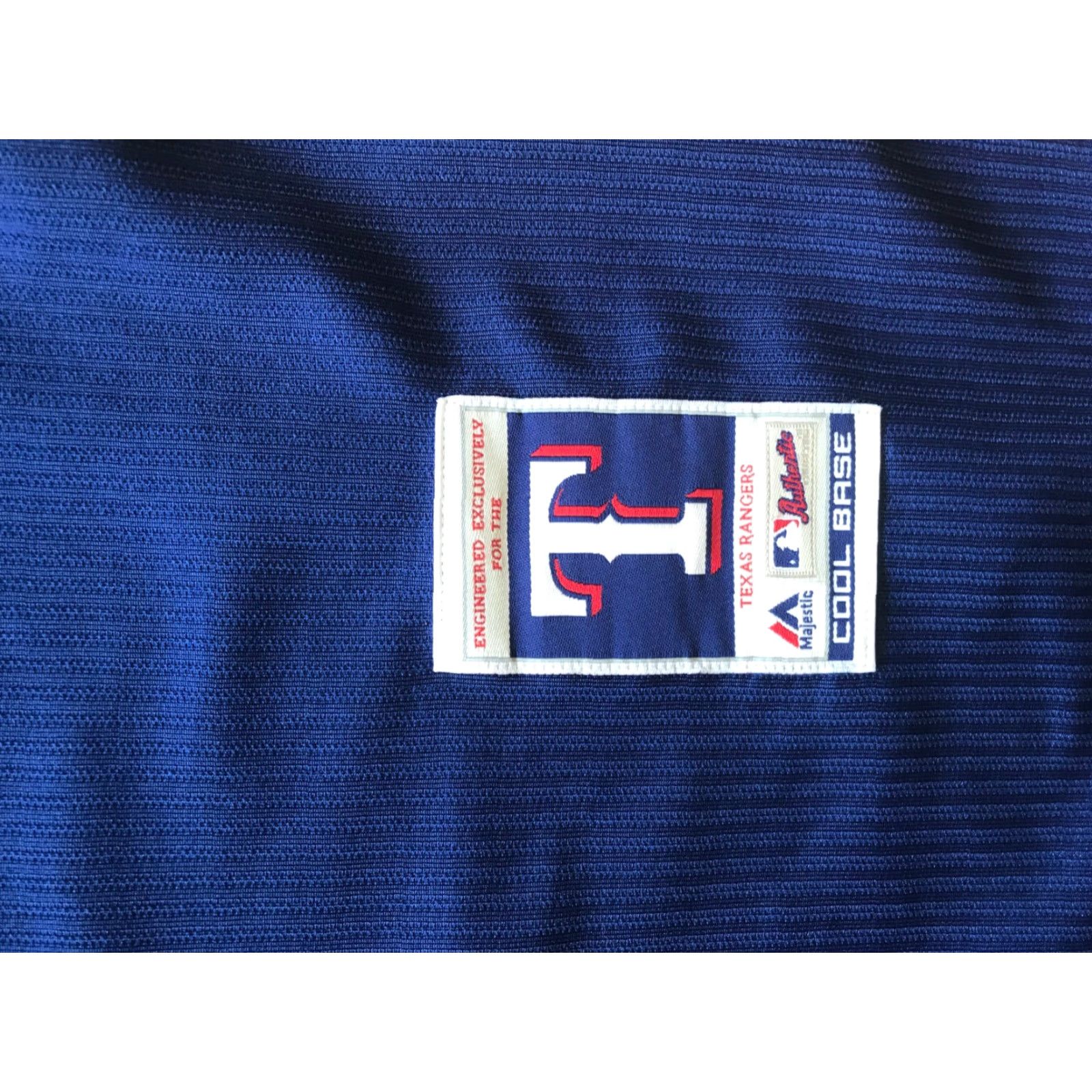 Vintage Majestic Texas Rangers Authentic Batting Practice Cool Base Jersey Sz 40 M Mens Blue Short Sleeve Jersey Size US M / EU 48-50 / 2 - 3 Thumbnail