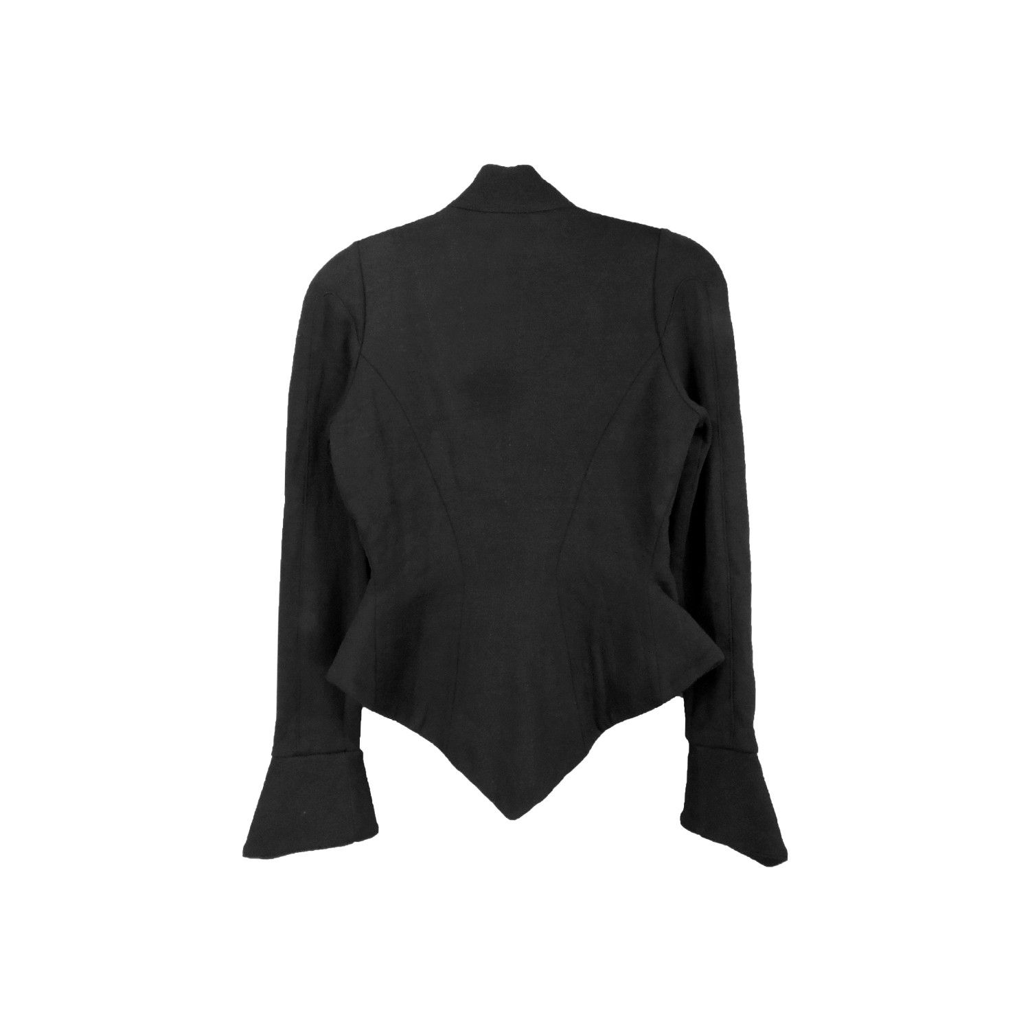 Thierry Mugler THIERRY MUGLER SCULPTED CORSETED SCUBA WOOL JACKET Size M / US 6-8 / IT 42-44 - 2 Thumbnail