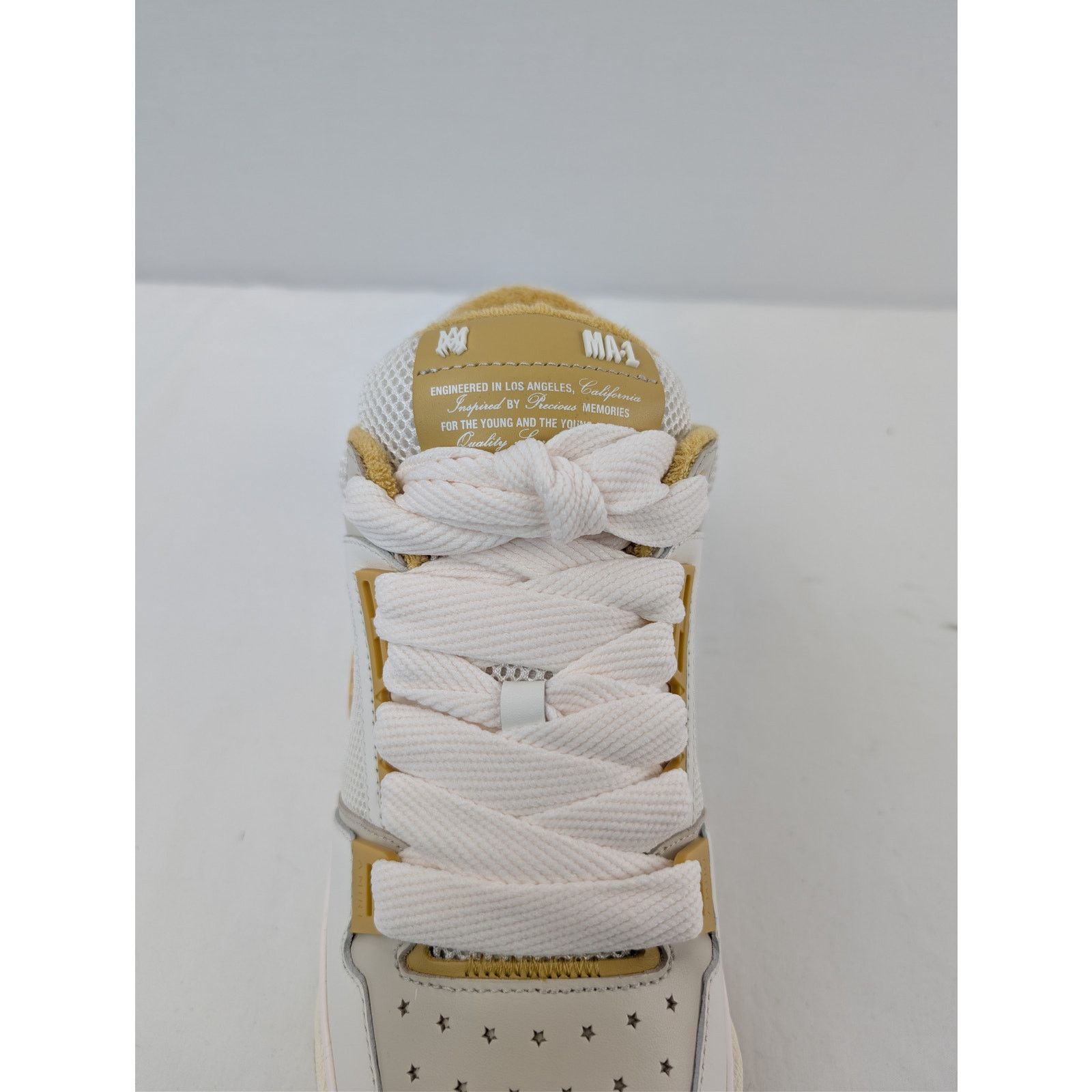 Amiri o1rshd1 MA-1 Low-Top Sneakers in Champagne Size US 9 / EU 42 - 17 Thumbnail