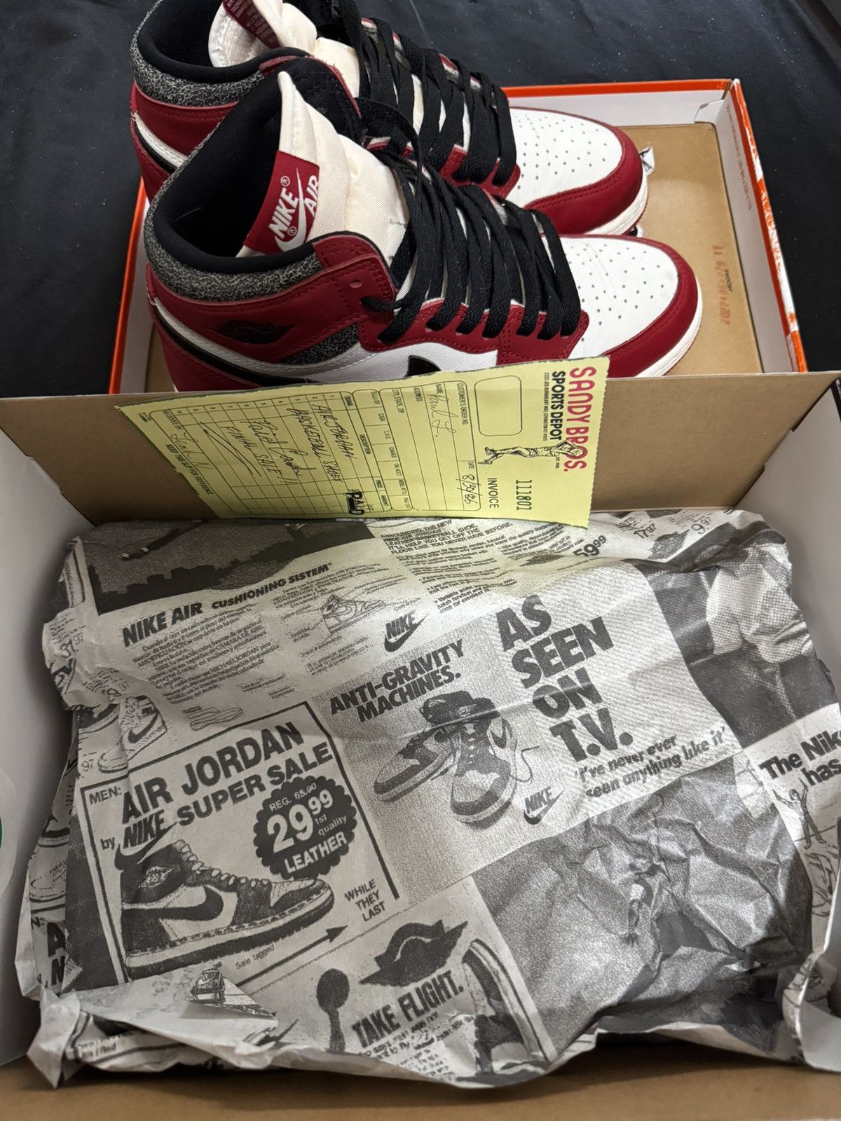 Nike Air jordan 1 “Lost and Found” sz 6 Size US 6 / EU 39 - 3 Thumbnail