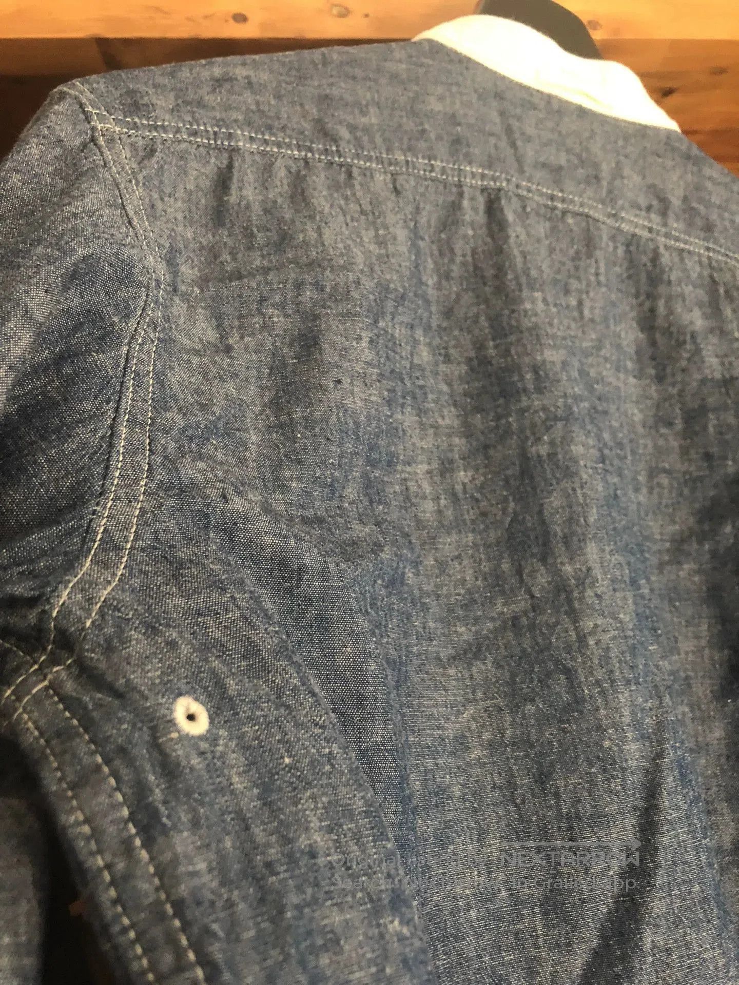 Nigel Cabourn Nigel Cabourn Indigo Cotton Linen Shirt. Size US M / EU 48-50 / 2 - 7 Thumbnail