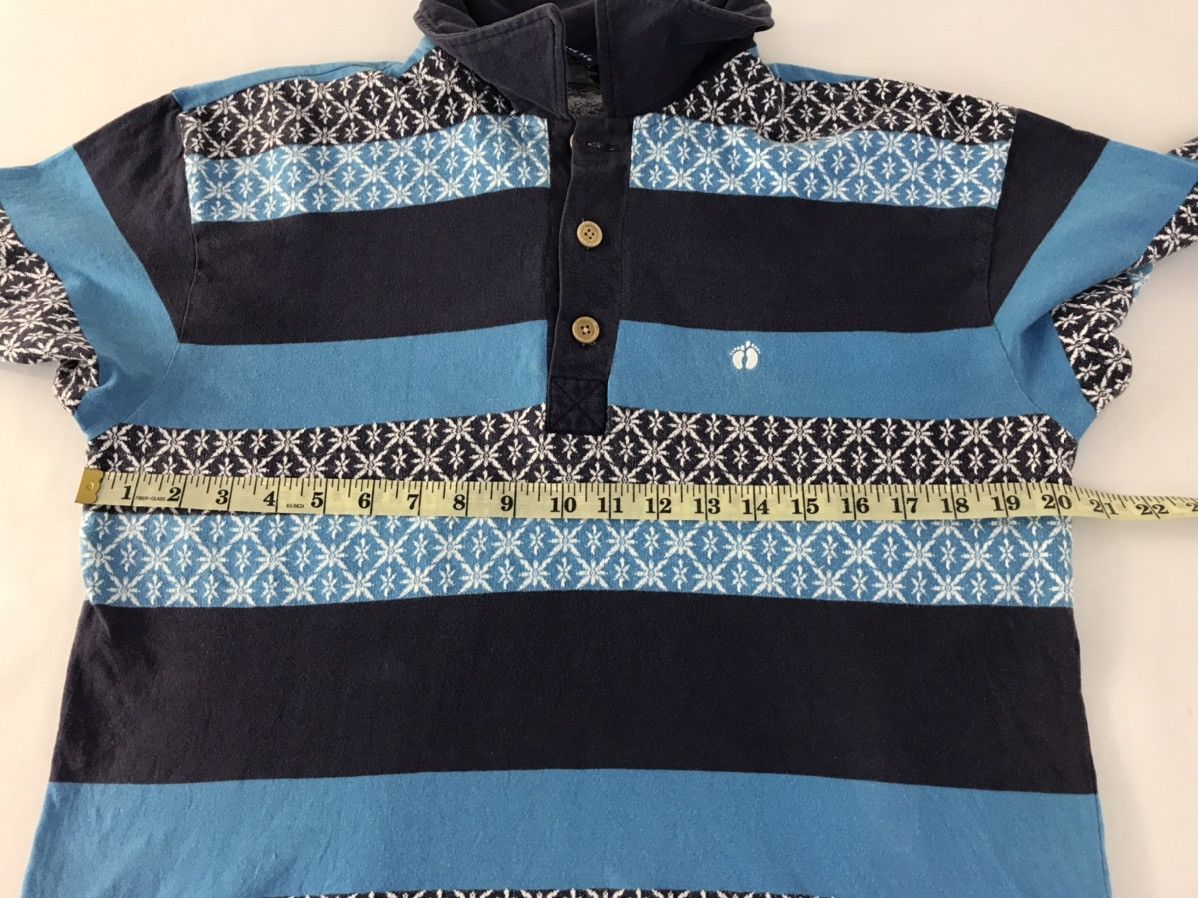 Hang Ten 90s Hang Ten Striped Longsleeve Polo Tee T-shirt Size US M / EU 48-50 / 2 - 9 Thumbnail