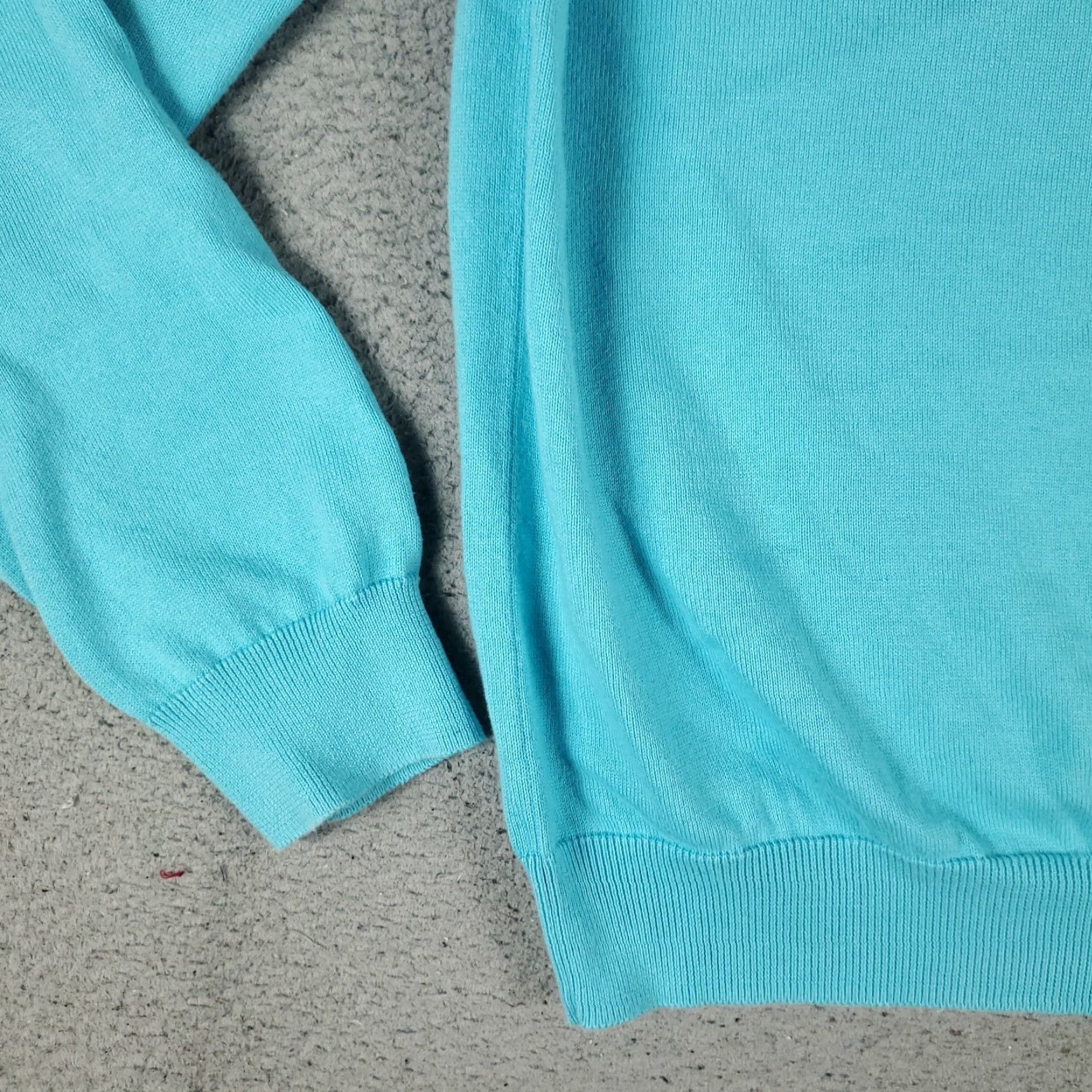 Brooks Brothers VINTAGE Brooks Brothers Sweater Pullover XL Men Blue Knit V-Neck Casual Traditional Size US XL / EU 56 / 4 - 4 Thumbnail