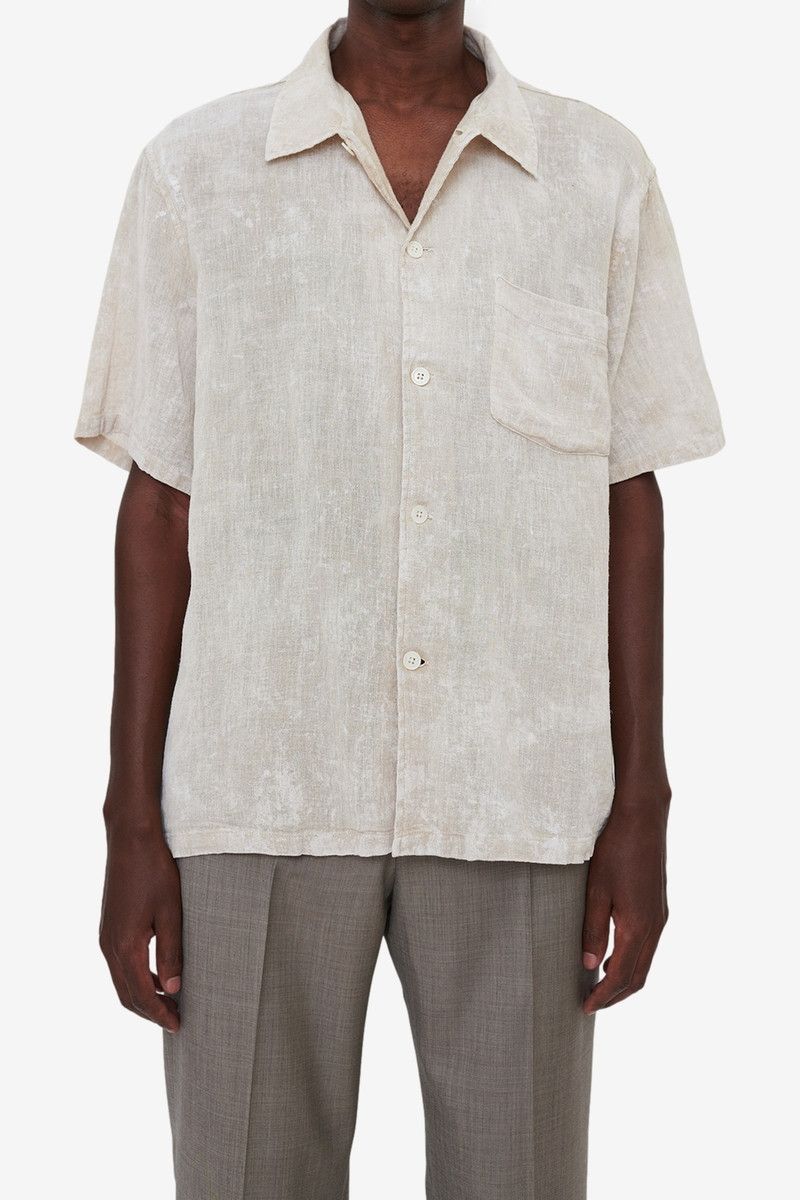シャツ Our Legacy Cappuccino Linen Blend Shirt Our Legacy Cappuccino Linen Blend Shirt | italist