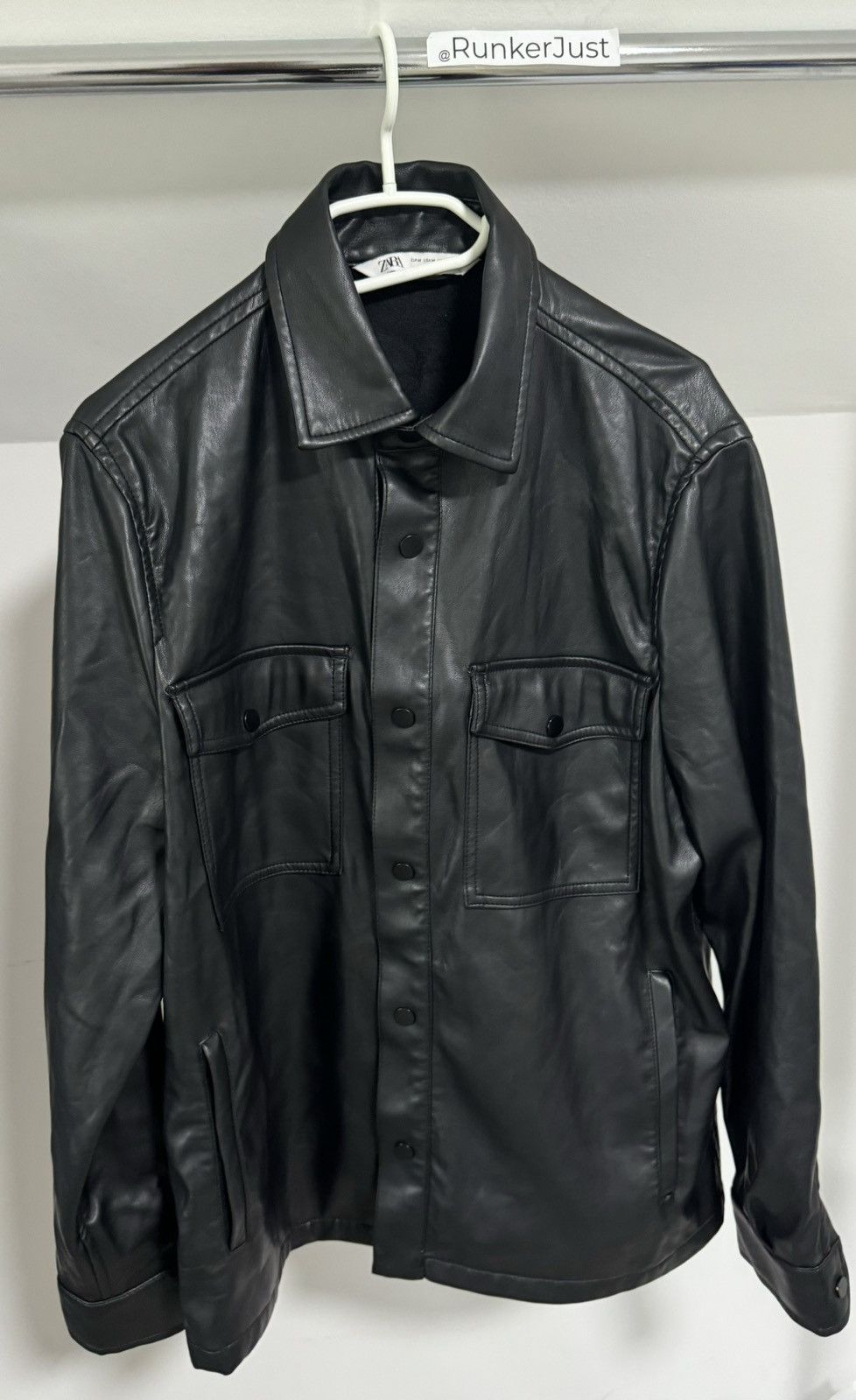 Zara Zara - Leather Jacket Size US M / EU 48-50 / 2 - 5 Thumbnail