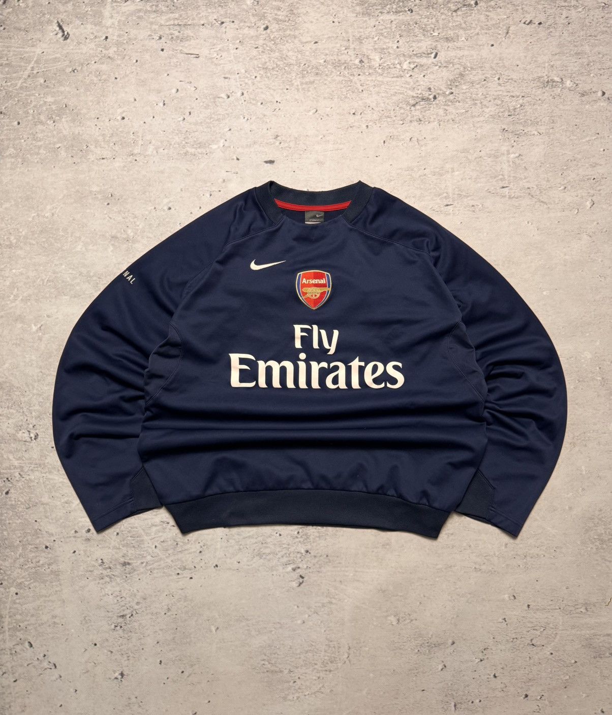 Nike × Vintage NIKE ARSENAL VINTAGE CENTER LOGO OVERSIZE BOXY SWEATSHIRT Size US L / EU 52-54 / 3 - 1 Thumbnail