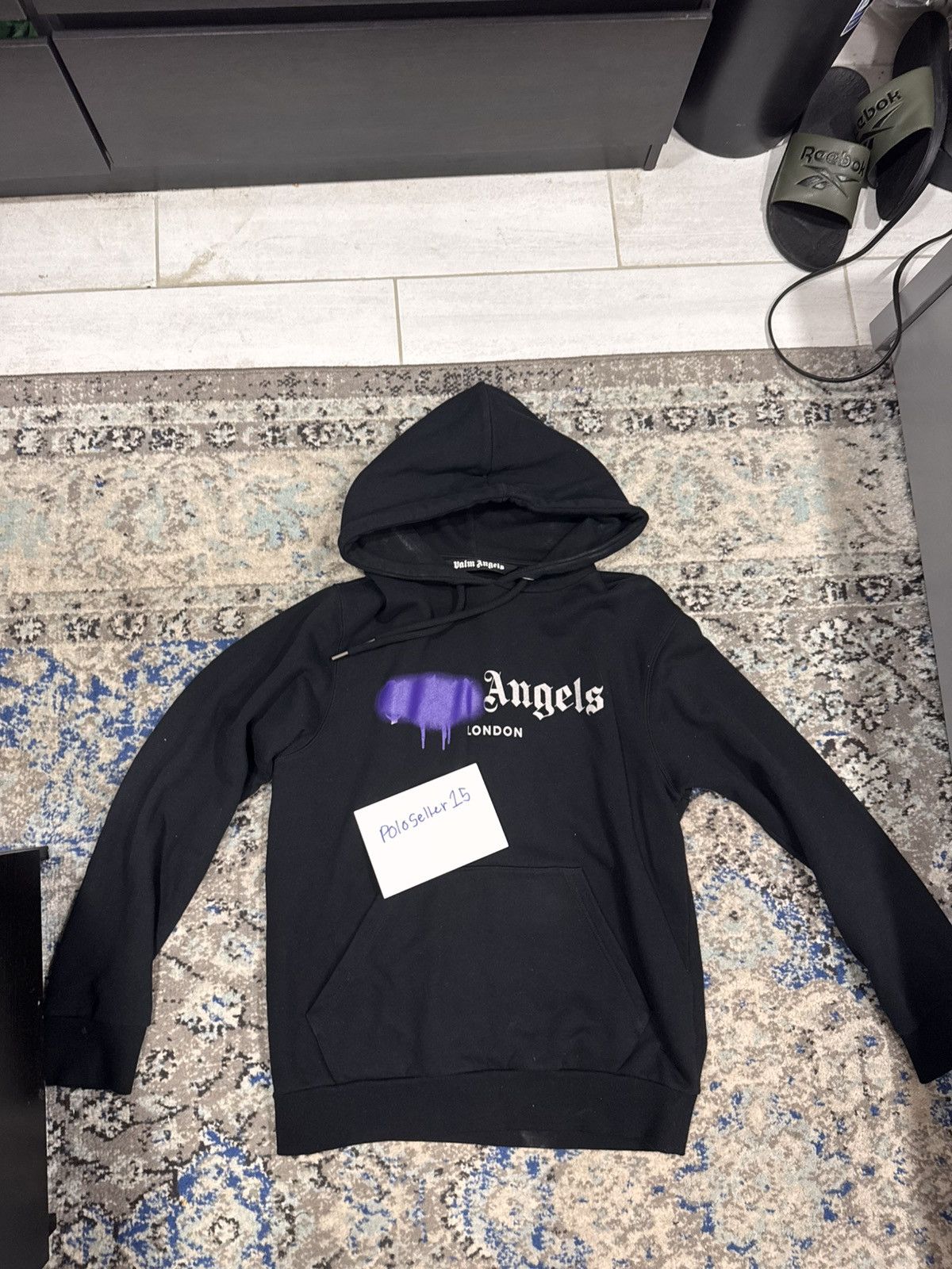 Palm Angels Palm Angles London purple spray hoodie Size US XS / EU 42 / 0 - 1 Thumbnail