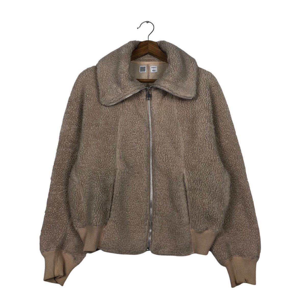 Japanese Brand × Vintage 📌Vintage Fleece Dip Pile Zipper Uniqlo Undercover Size US L / EU 52-54 / 3 - 2 Thumbnail