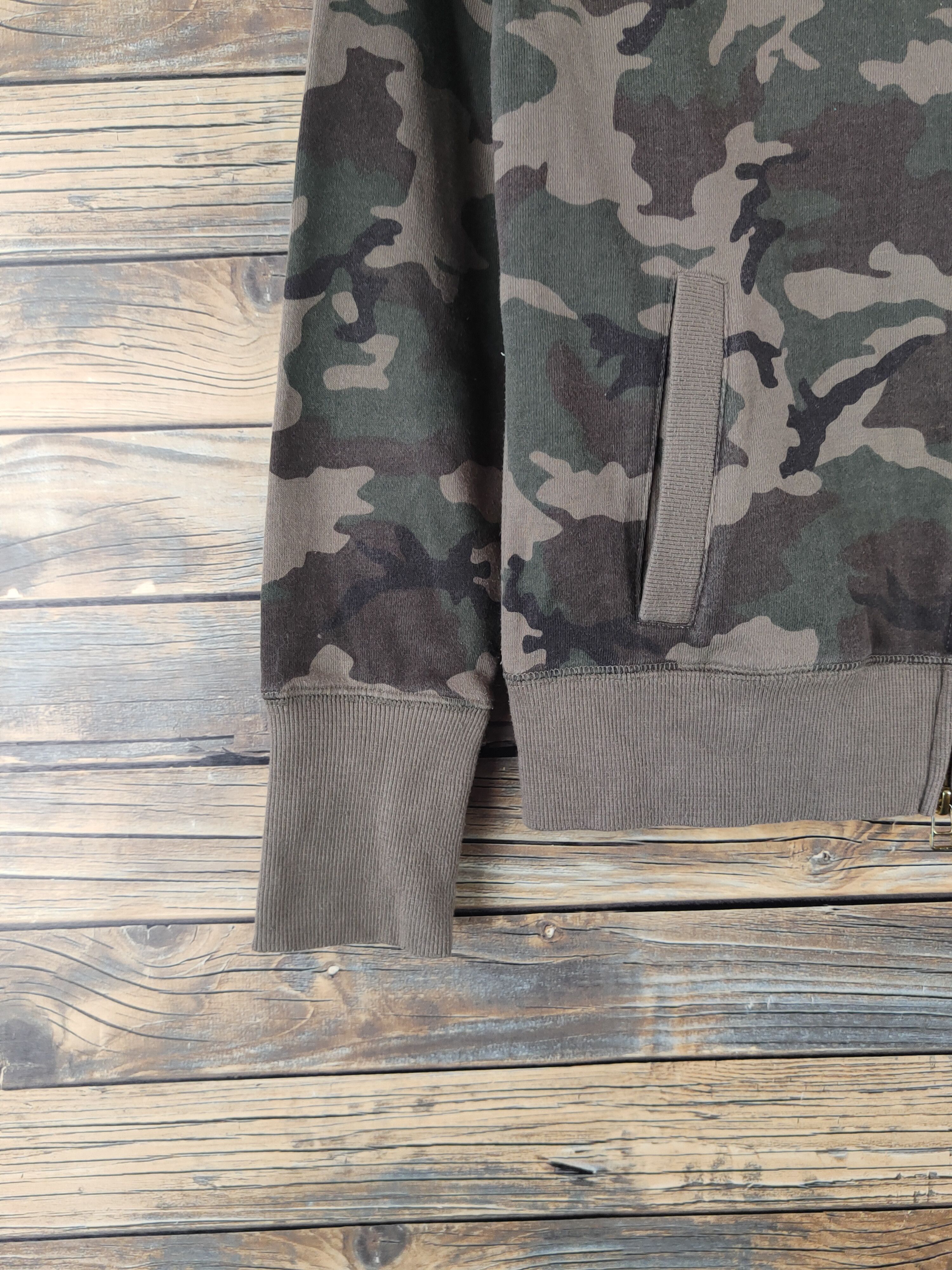 Japanese Brand DL Purple & Yellow Camouflage Sweaters #2492 Size M / US 6-8 / IT 42-44 - 4 Thumbnail