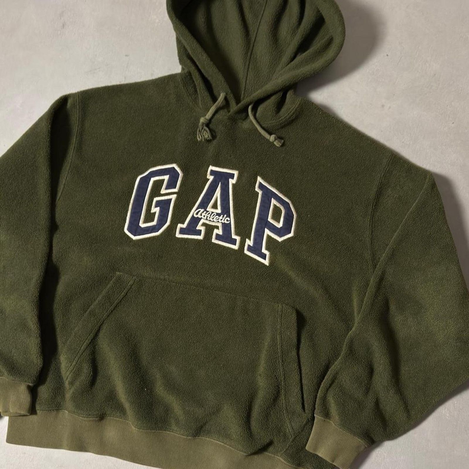 Gap Vintage Y2K Gap Athletic Fleece Hoodie Pullover Sweatshirt Size US S / EU 44-46 / 1 - 3 Thumbnail