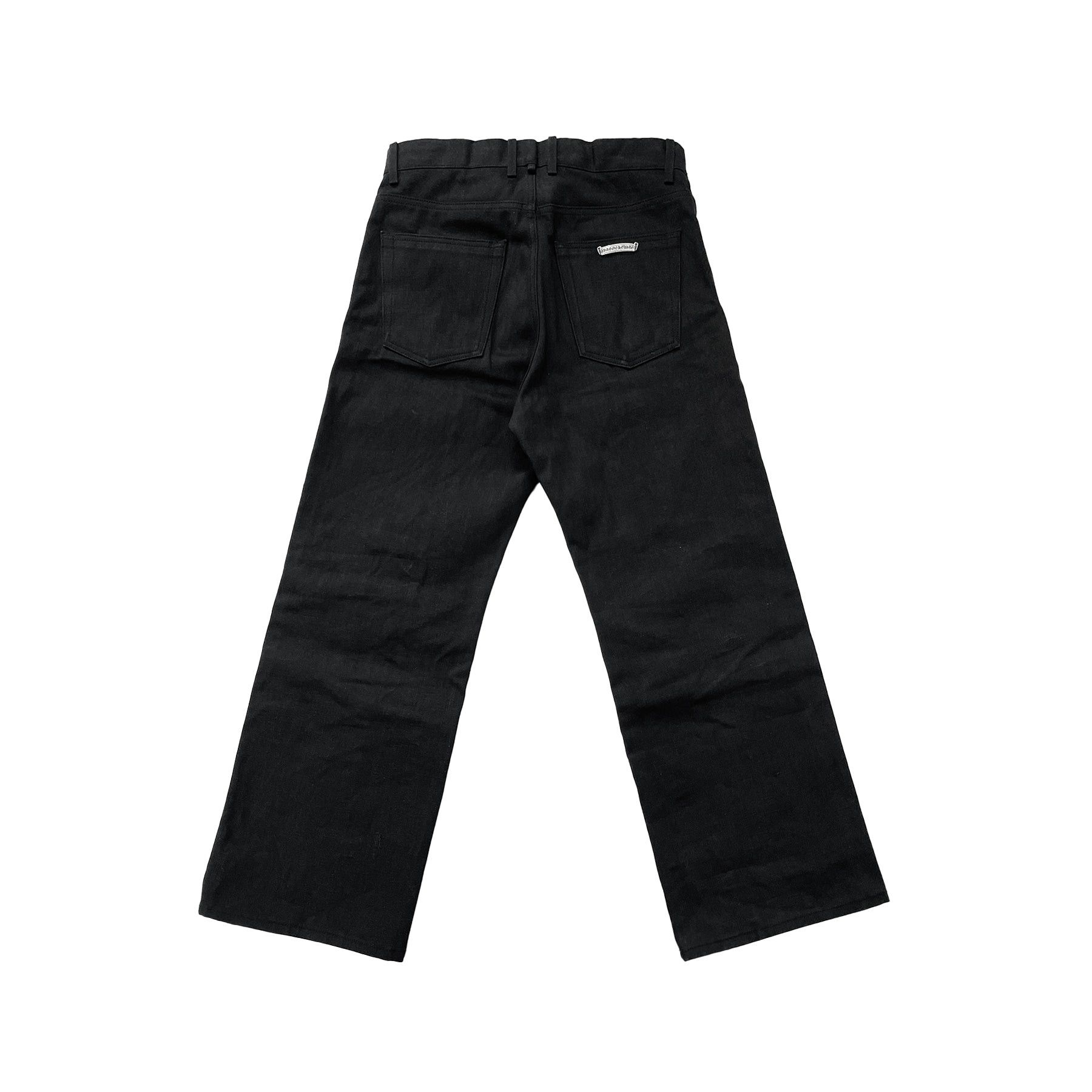Chrome Hearts Chrome Hearts KS Cross Button Indigo Black Jeans Size 24" / US 00 / IT 34 - 2 Thumbnail
