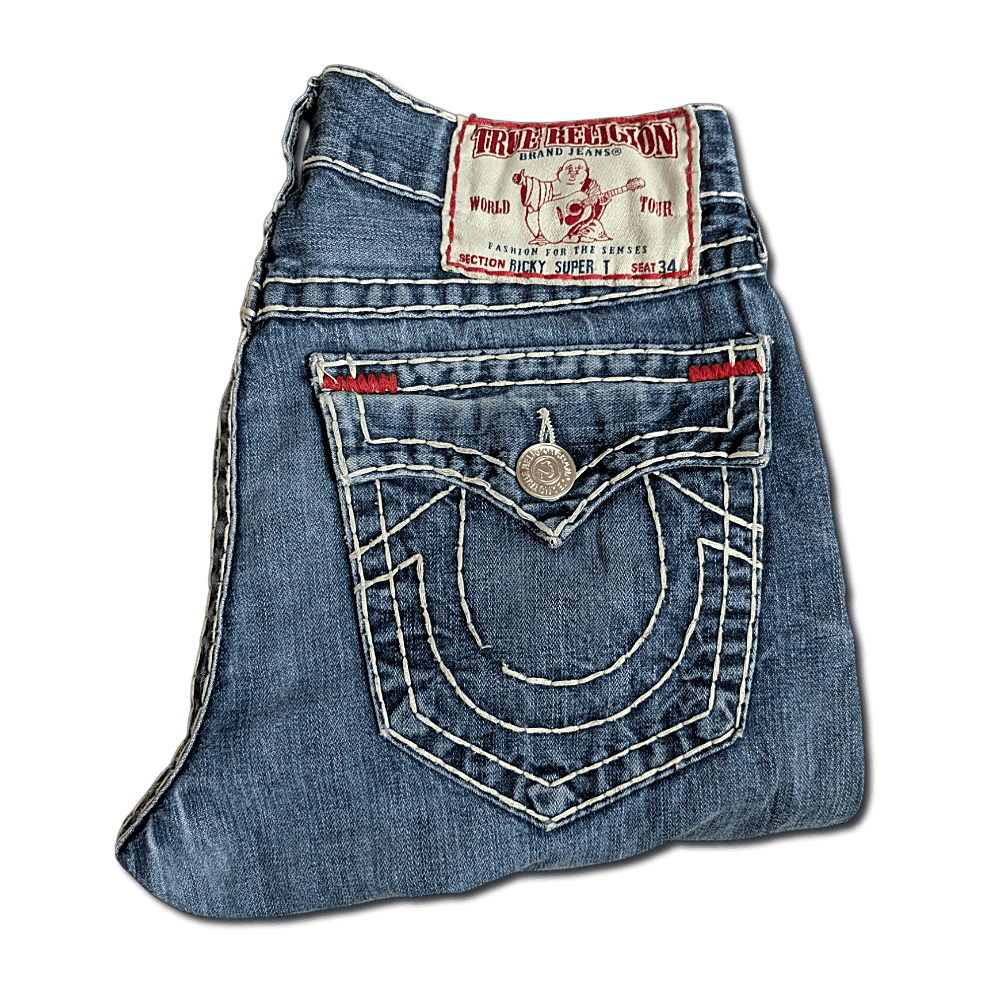 True Religion × Vintage True Religion Jeans Size 33 RICKY