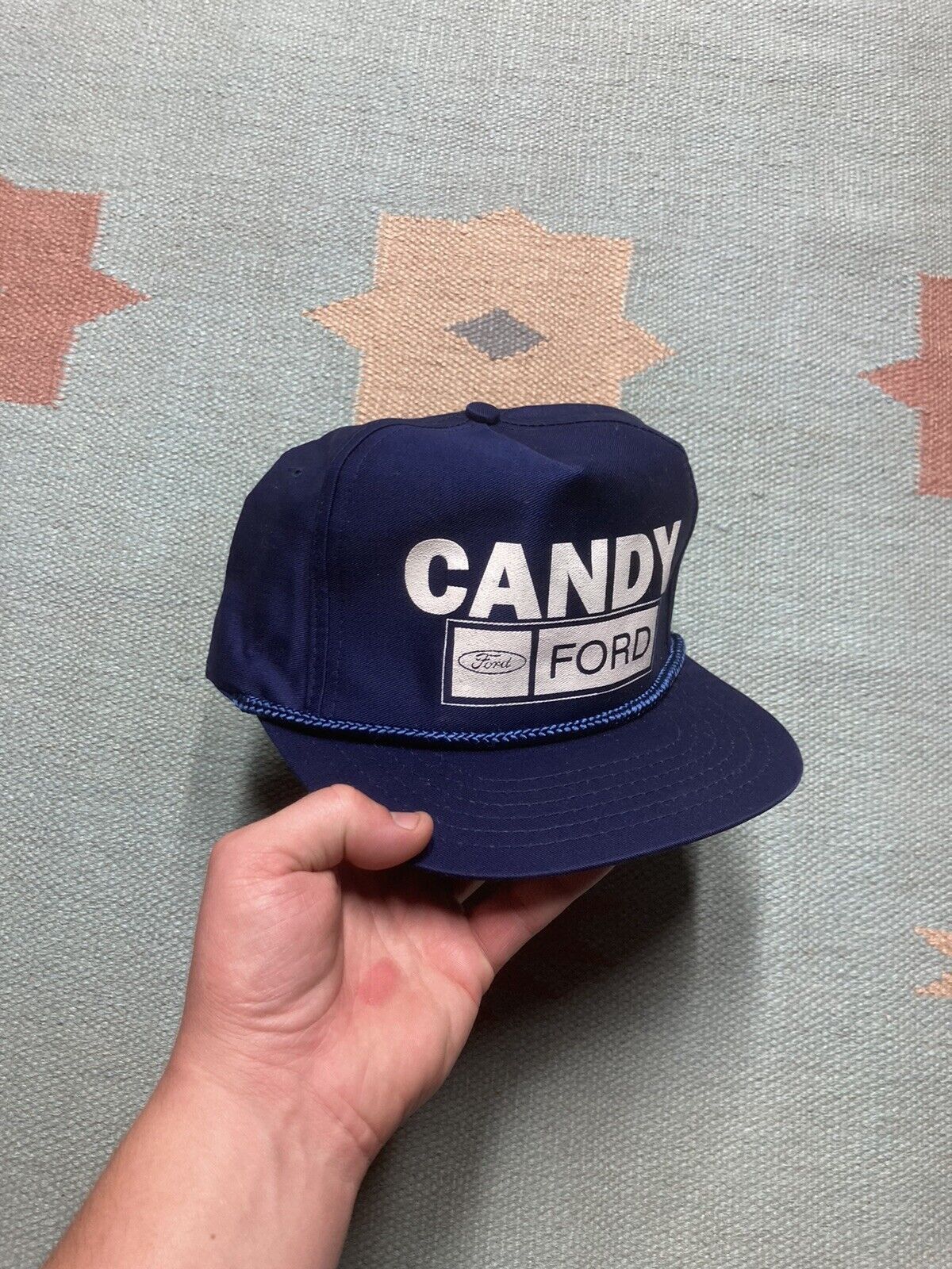 Ford × Vintage VTG SnapBack hat candy ford motors automobile car mechanic Size ONE SIZE - 1 Thumbnail