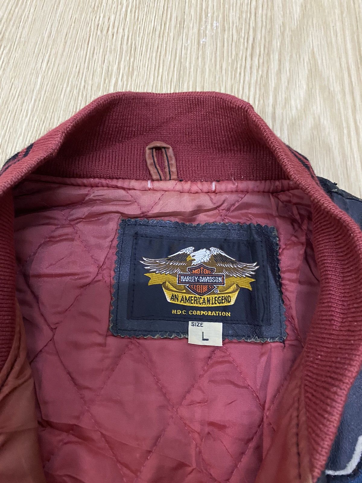 Harley Davidson × Vintage Vintage Harley Davidson Superbike Series Leather part jacket Size US L / EU 52-54 / 3 - 8 Thumbnail