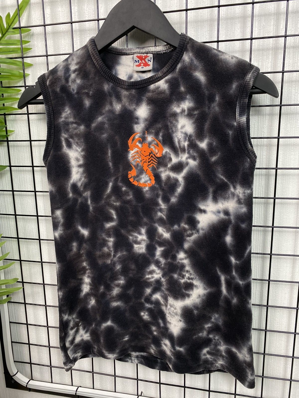 Vintage Rare Tie-dye Tank top Scorpio Avant garde y2k Style Men M Size US M / EU 48-50 / 2 - 2 Thumbnail