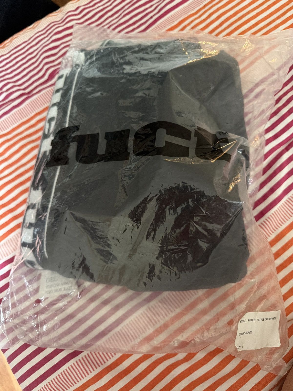 FUCT FUCT OG Logo Ribbed Sweatpants (Black) L Size US 34 / EU 50 - 2 Thumbnail