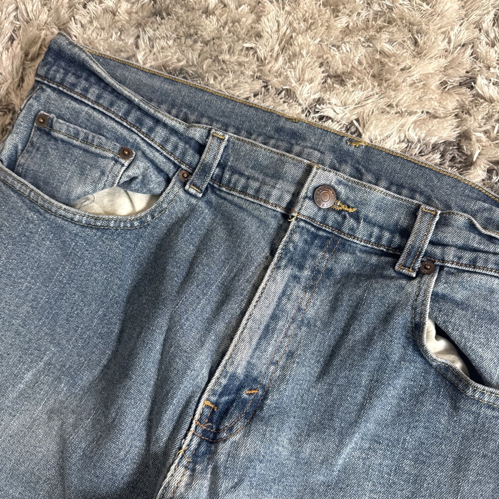 Route 66 Route 66 Jeans Blue Denim Straight Fit Regular Men 38x29 Workwear Casual Mens Size US 38 / EU 54 - 5 Thumbnail