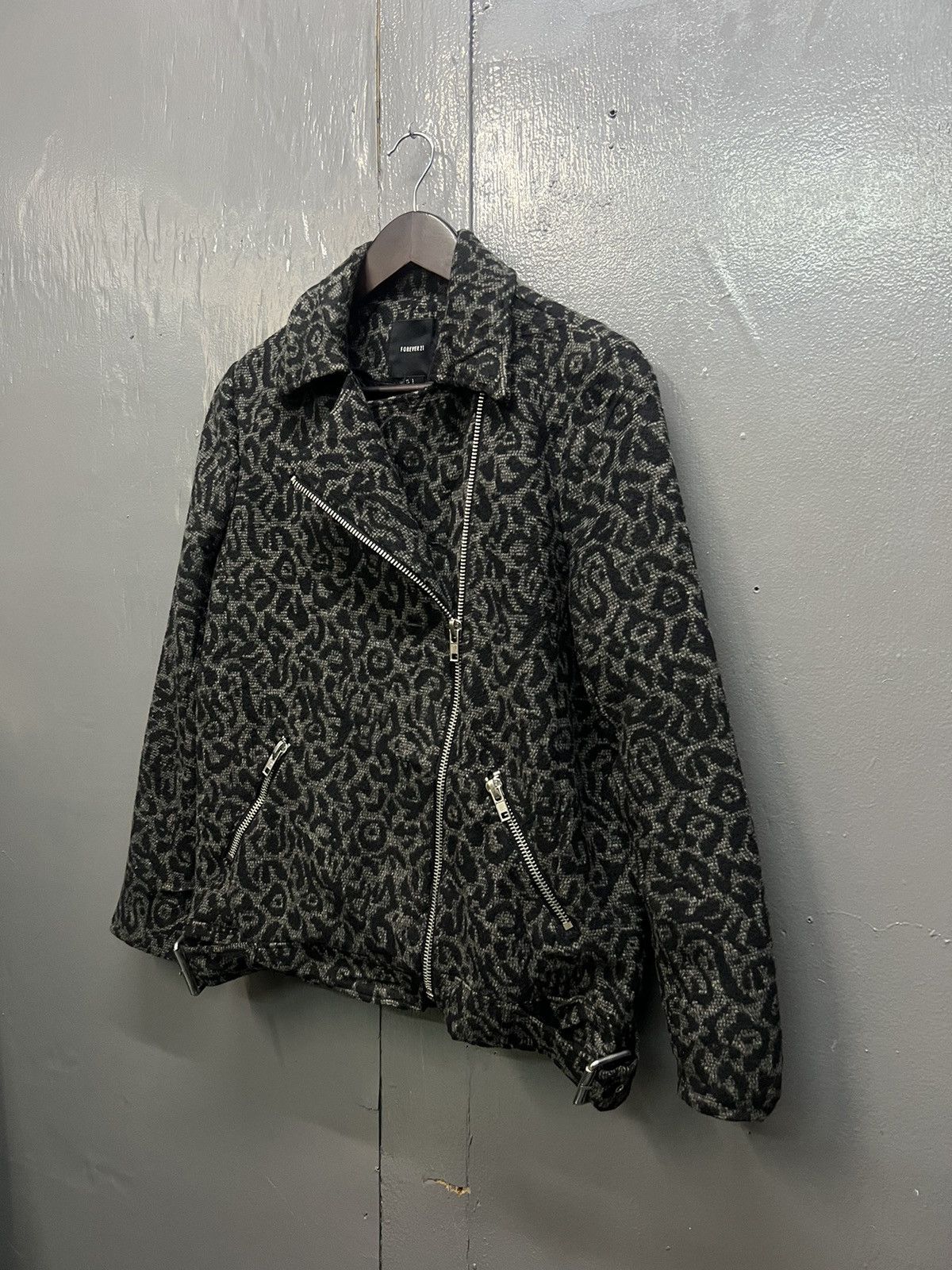 Forever 21 × Japanese Brand Forever 21 Double Collar Wool Jacket Size S / US 4 / IT 40 - 2 Thumbnail