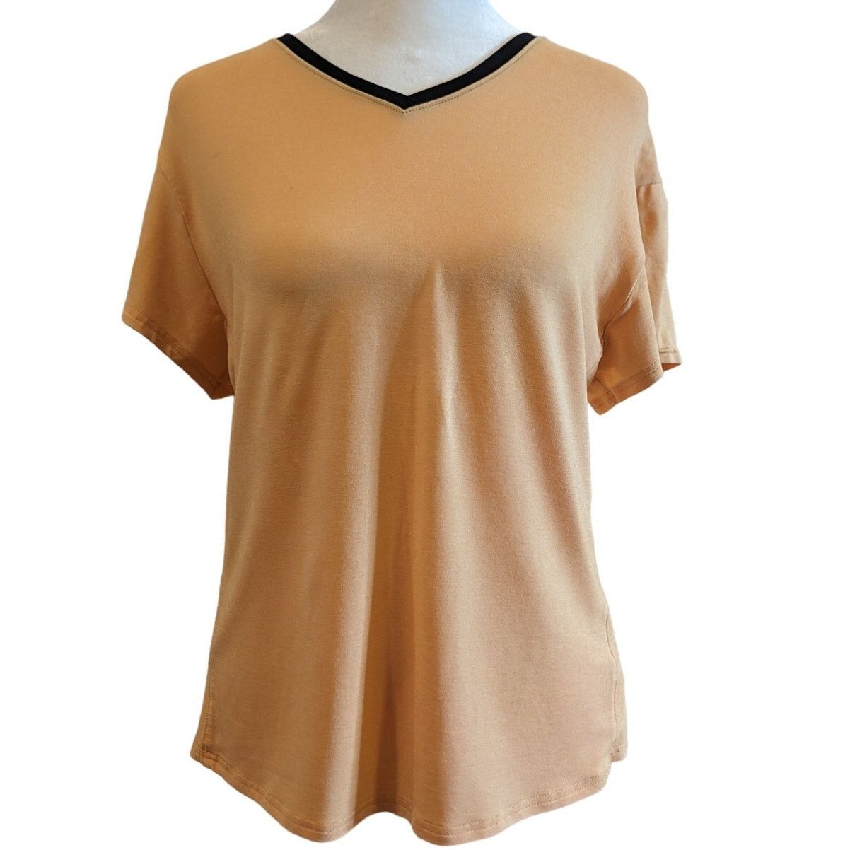 Other Title Nine Orange Insport Athletic V-Neck T-Shirt Large Size L / US 10 / IT 46 - 1 Thumbnail