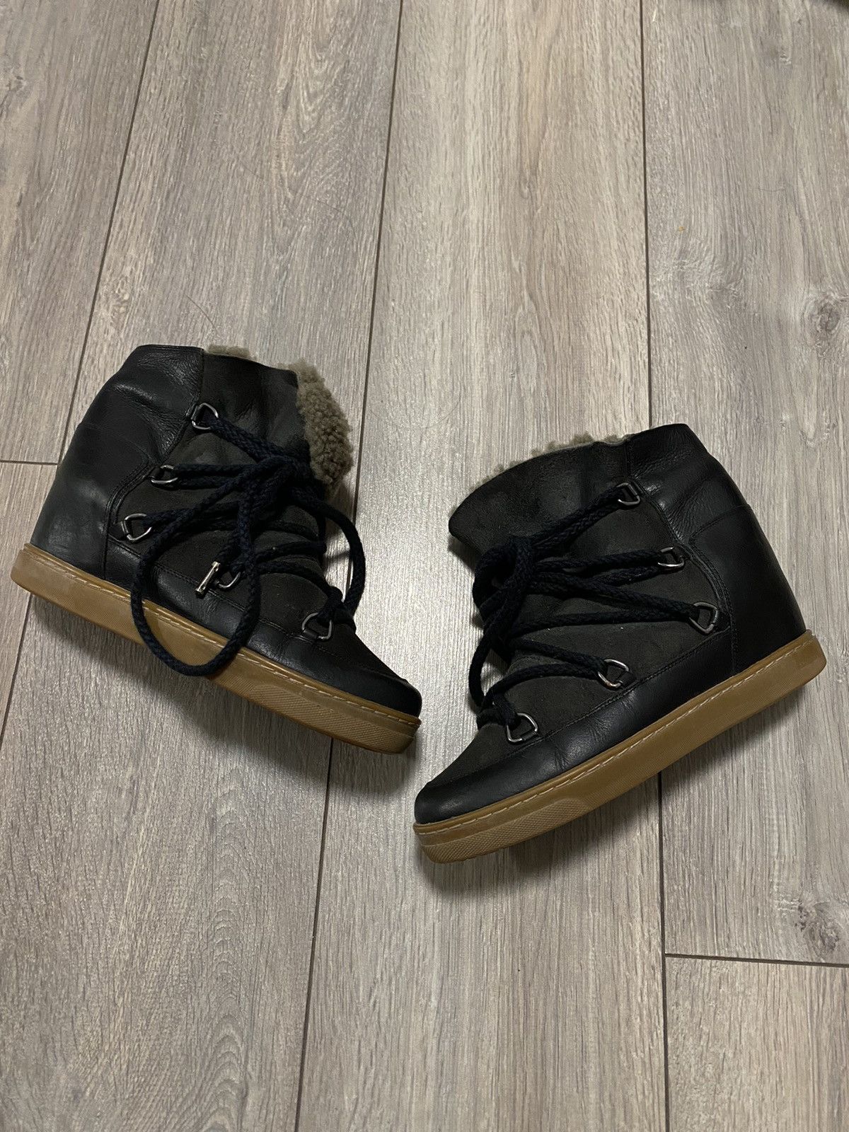 Isabel Marant Vintage Isabel Marant Nowles Ski Boots Suede Leather Wedge Size US 8 / IT 38 - 2 Thumbnail