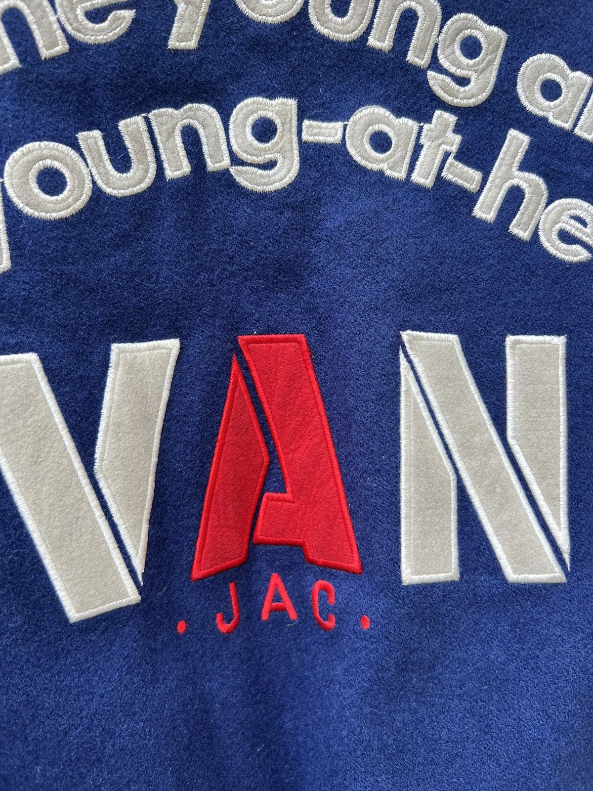 Vintage Vintage 80s Van Jac Japan Streetwear Varsity Bomber Jacket Size US M / EU 48-50 / 2 - 15 Thumbnail