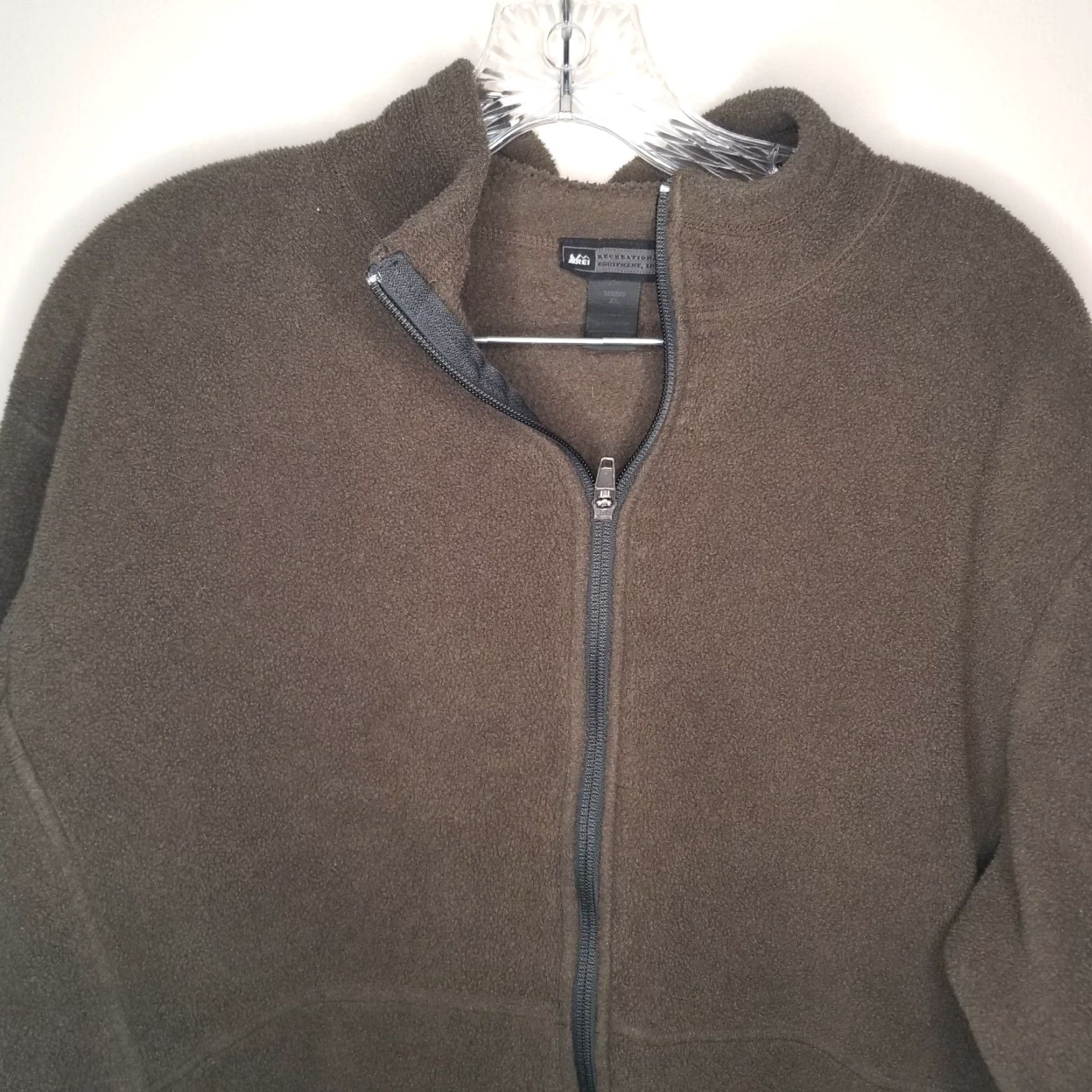Vintage REI Mens Brown Full Zip Long Sleeve Polyester Jacket XL Size (Regular) Size US XL / EU 56 / 4 - 2 Thumbnail