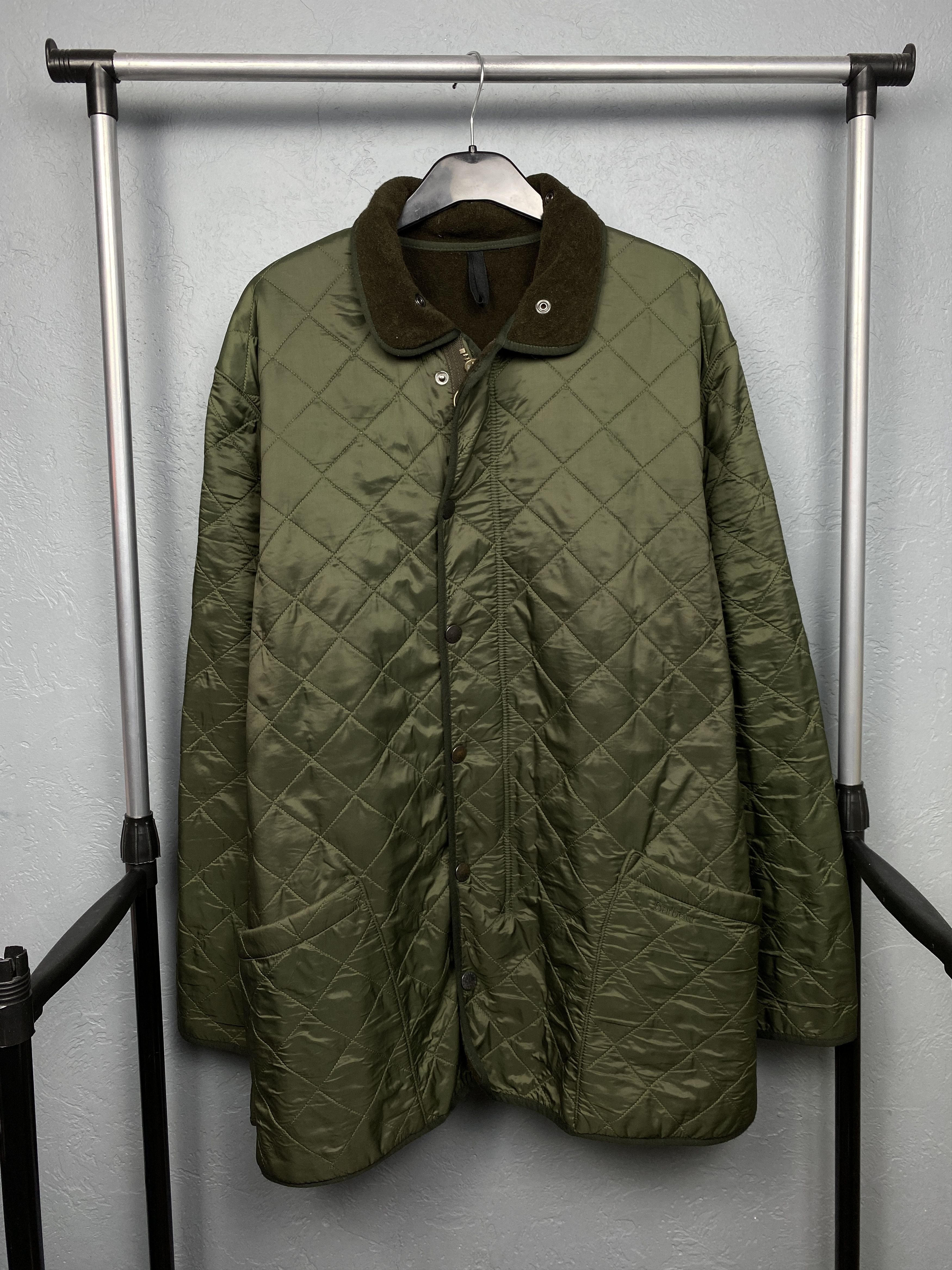 Barbour × Vintage Barbour 90s Vintage Mens Polarquilt Quilted Jacket Size US XL / EU 56 / 4 - 1 Thumbnail